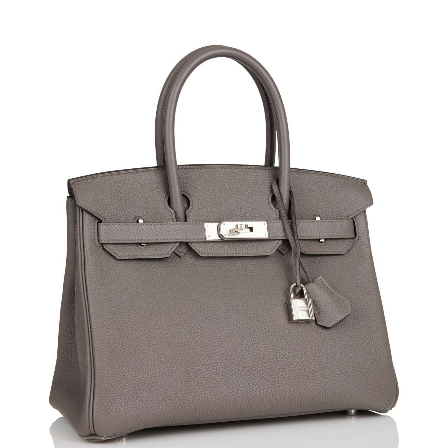 Hermes Birkin Etain Togo Palladium Hardware Handbag Travel Bag Palladium Hardware