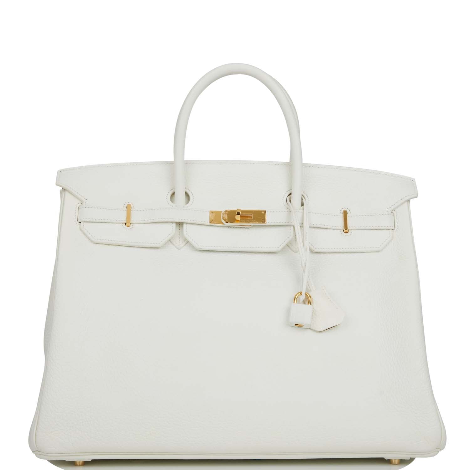Hermes Special Order Hss Birkin Verso Togo Hardware White Gold Travel Bag