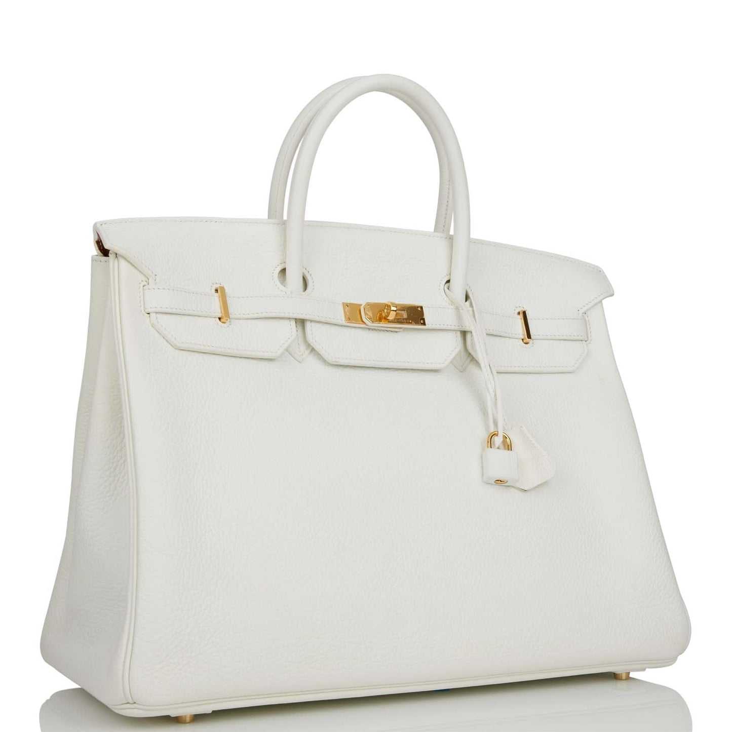 Hermes Special Order Hss Birkin Verso Togo Hardware White Gold Travel Bag