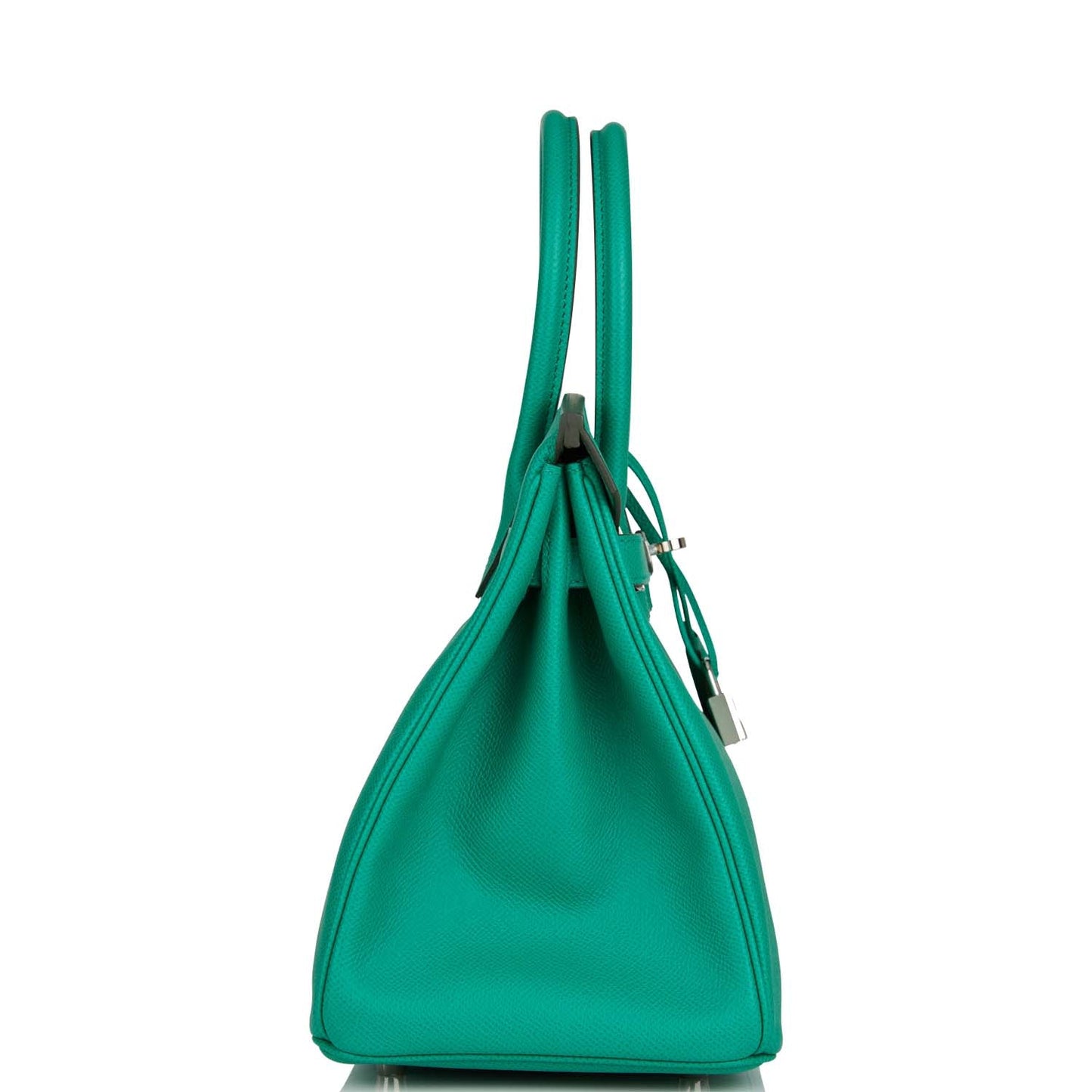 Hermes Birkin Vert Jade Epsom Palladium Hardware Handbag Travel Bag
