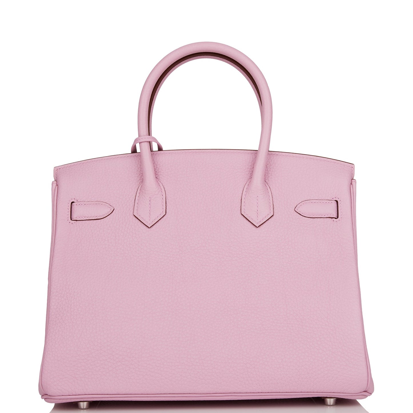 Hermes Birkin Mauve Sylvestre Clemence Palladium Hardware Handbag Travel Bag