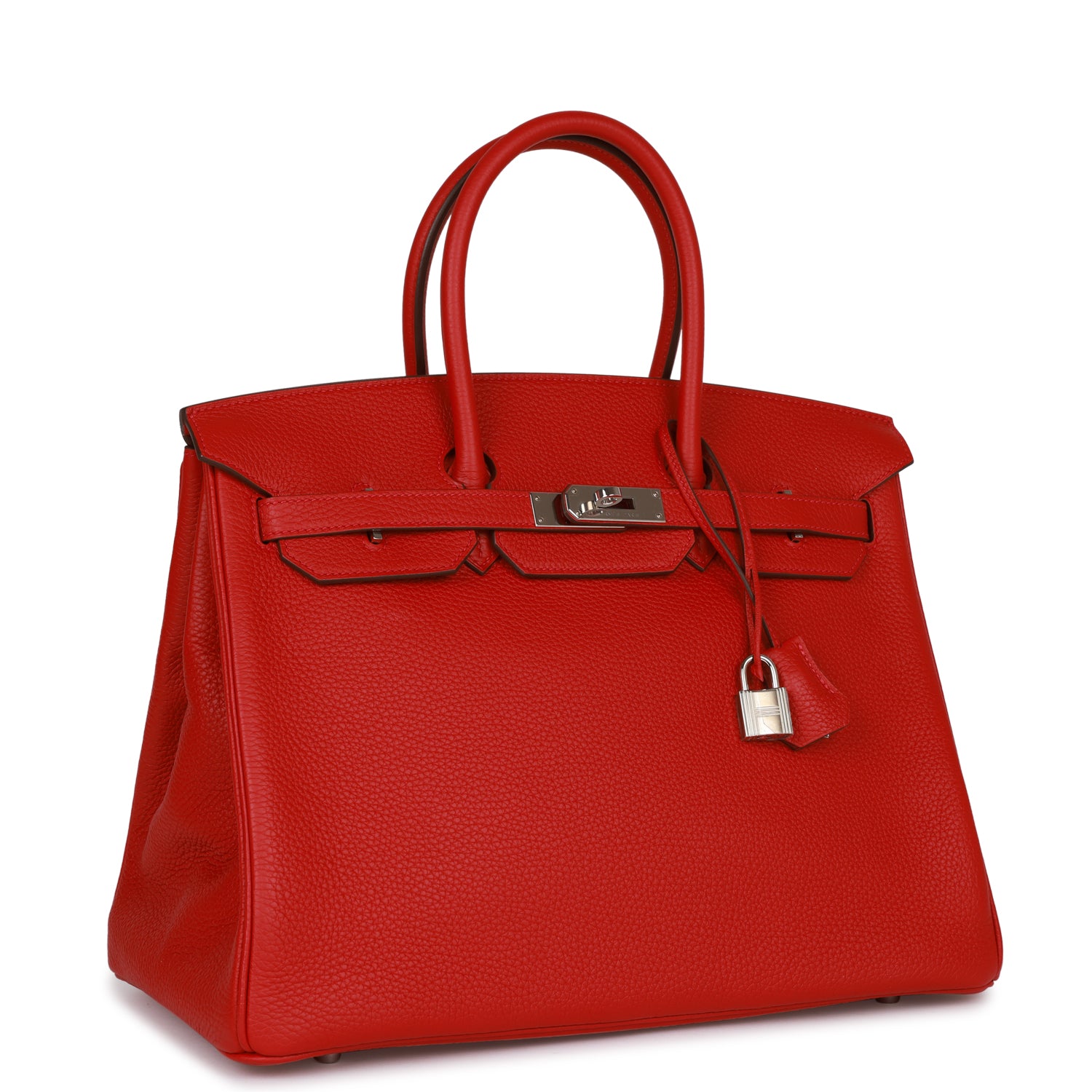 Hermes Birkin Rouge De Coeur Togo Palladium Hardware Handbag Travel Bag