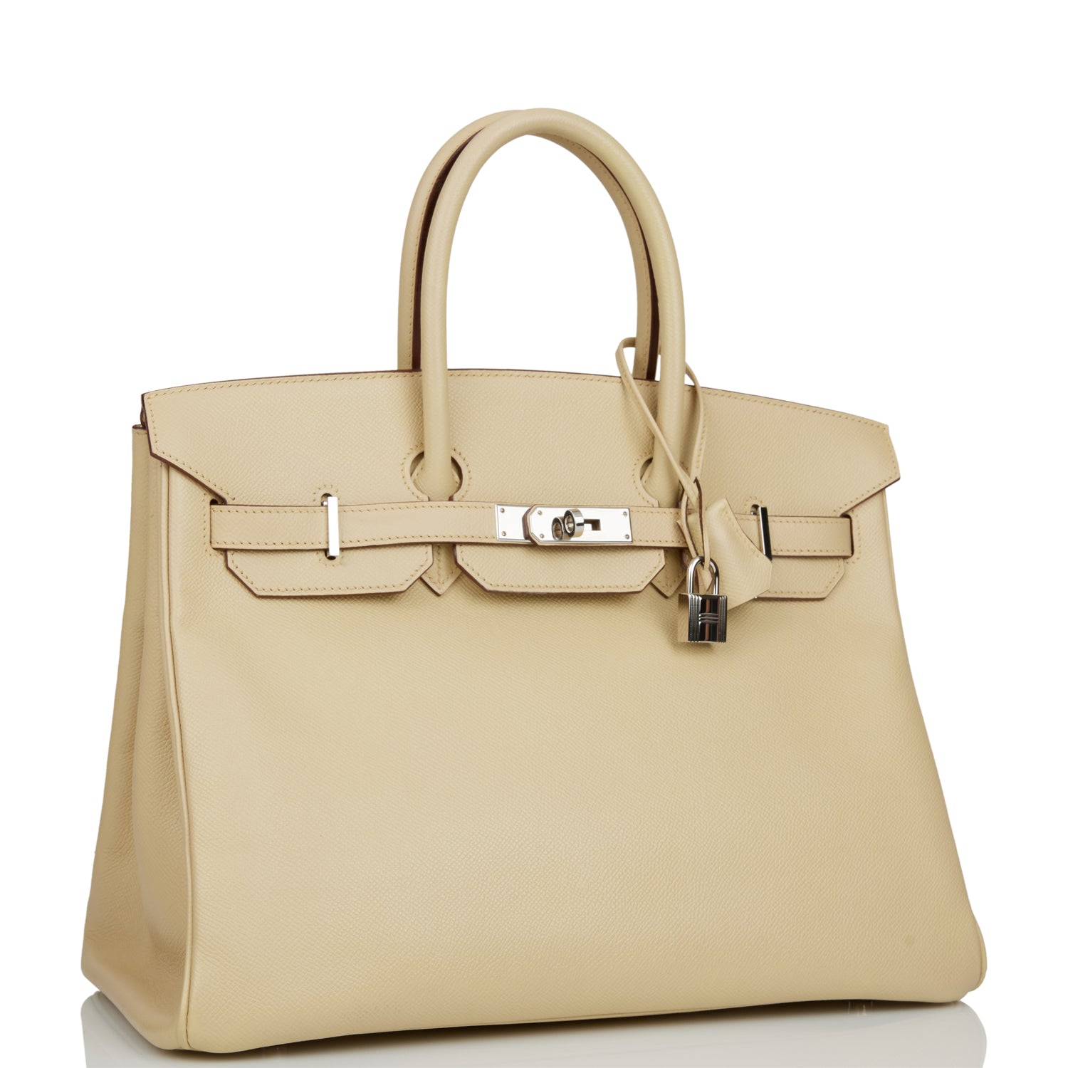 Hermes Birkin Parchemin Epsom Palladium Hardware Handbag Travel Bag