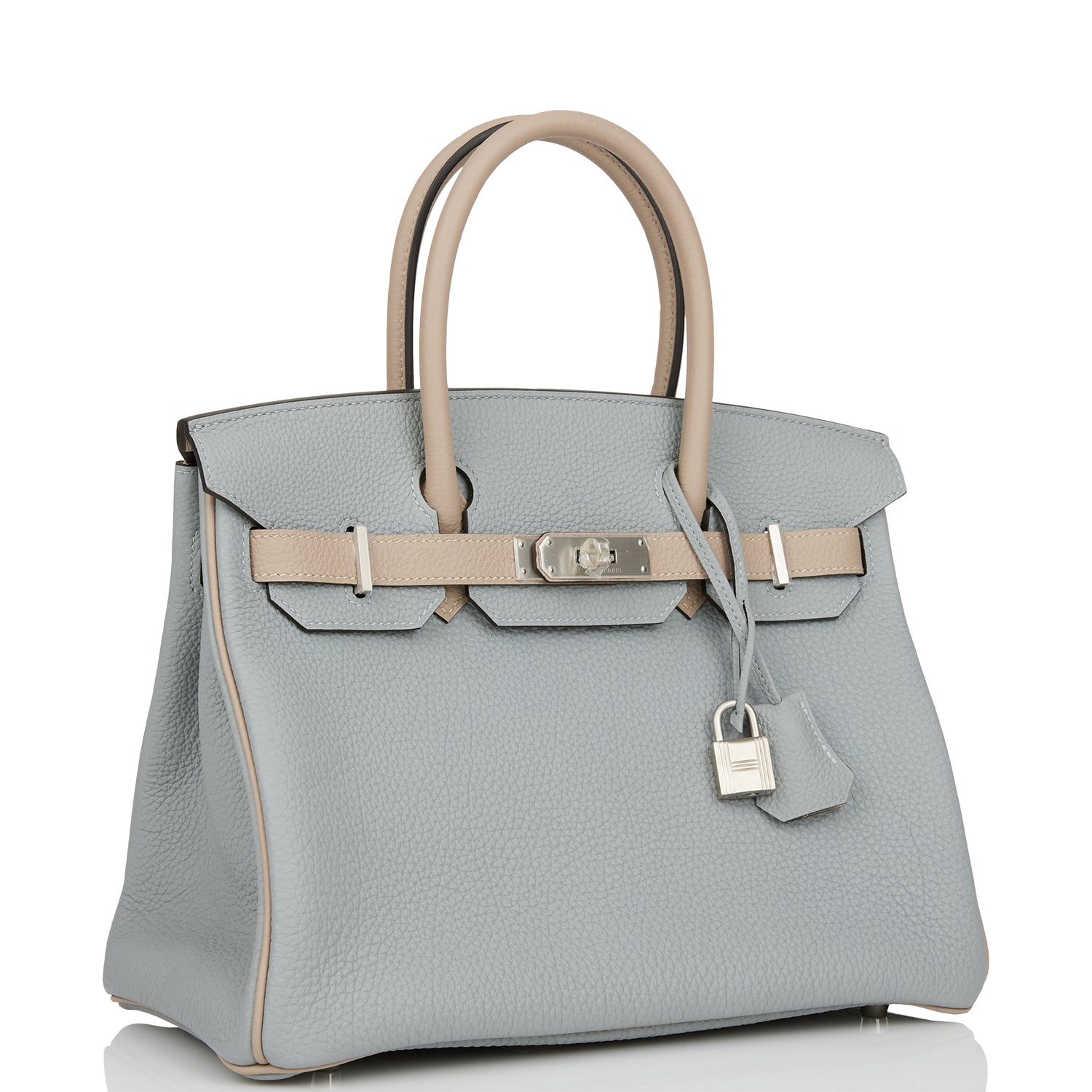 Hermes Special Order Hss Birkin Gris Mouette And Travel Bag