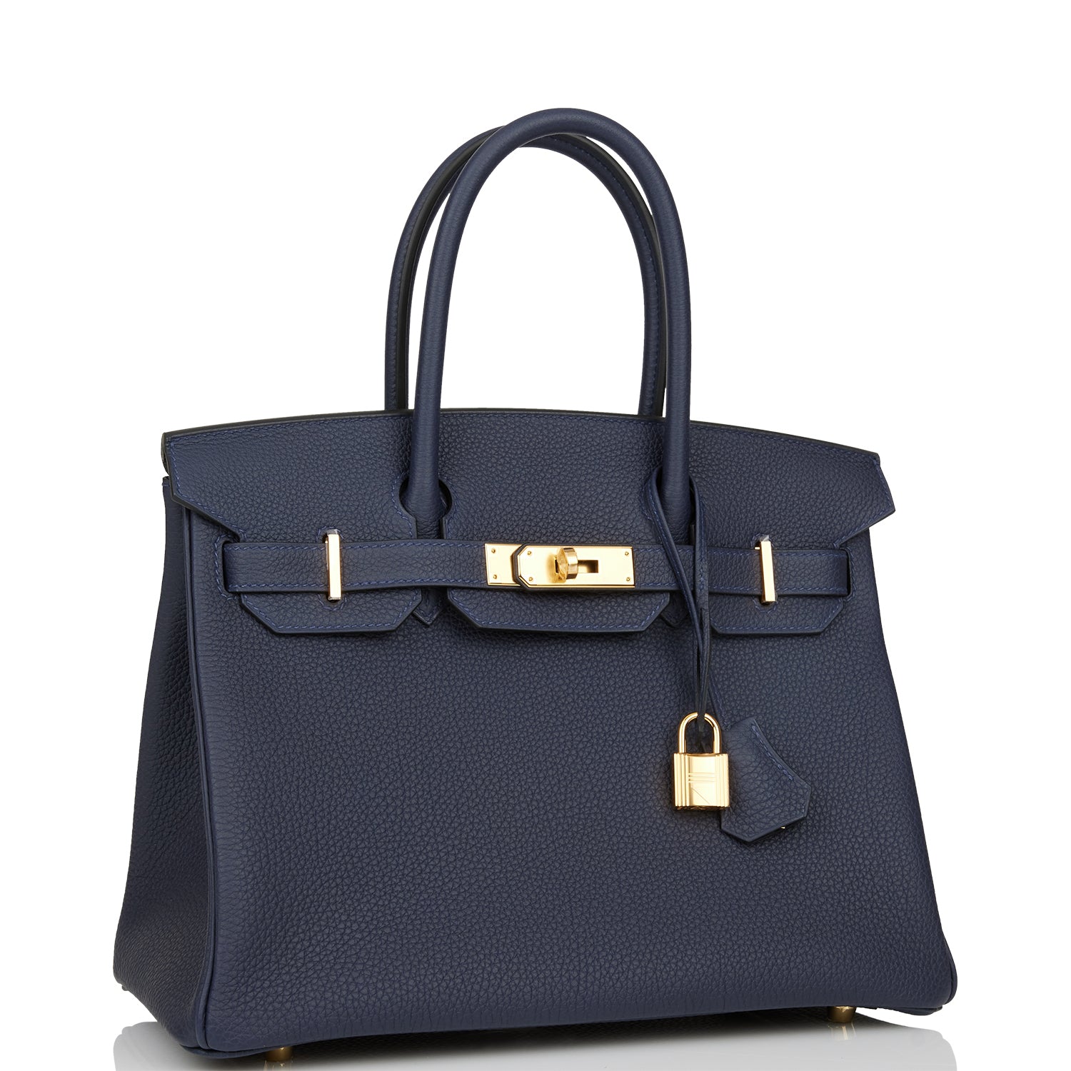 Hermes Birkin Bleu Nuit Togo Hardware Handbag Gold Travel Bag Hardware 2