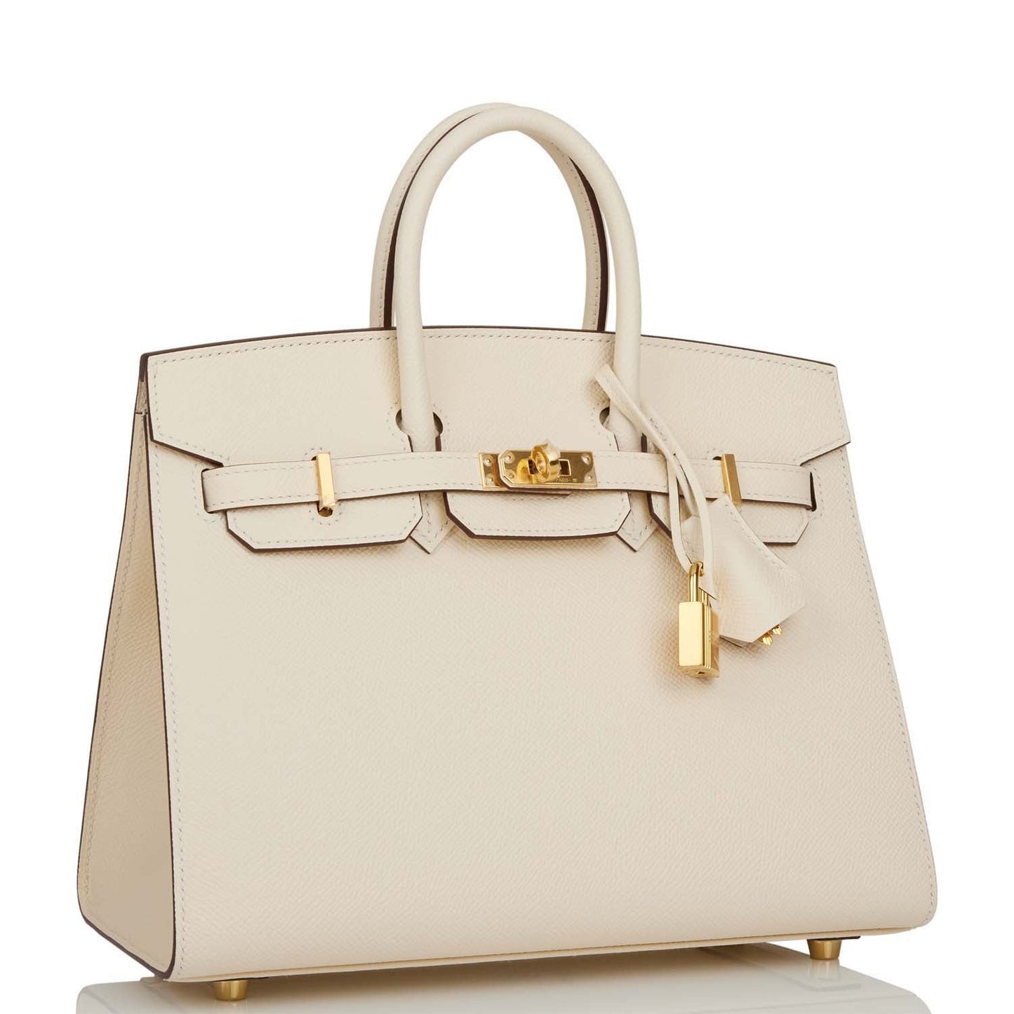 Hermes Birkin Sellier Nata Epsom Hardware Handbag Gold Travel Bag Gold Hardware