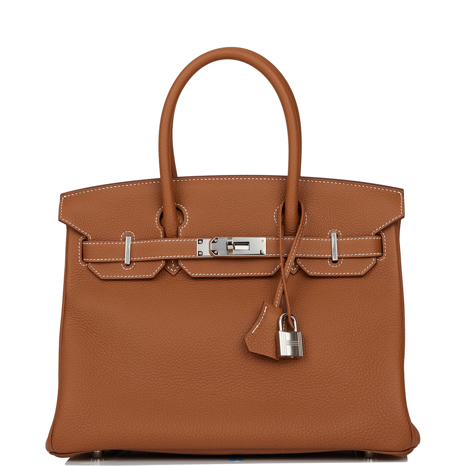 Hermes Birkin Togo Palladium Hardware Handbag Gold Travel Bag Hardware 4