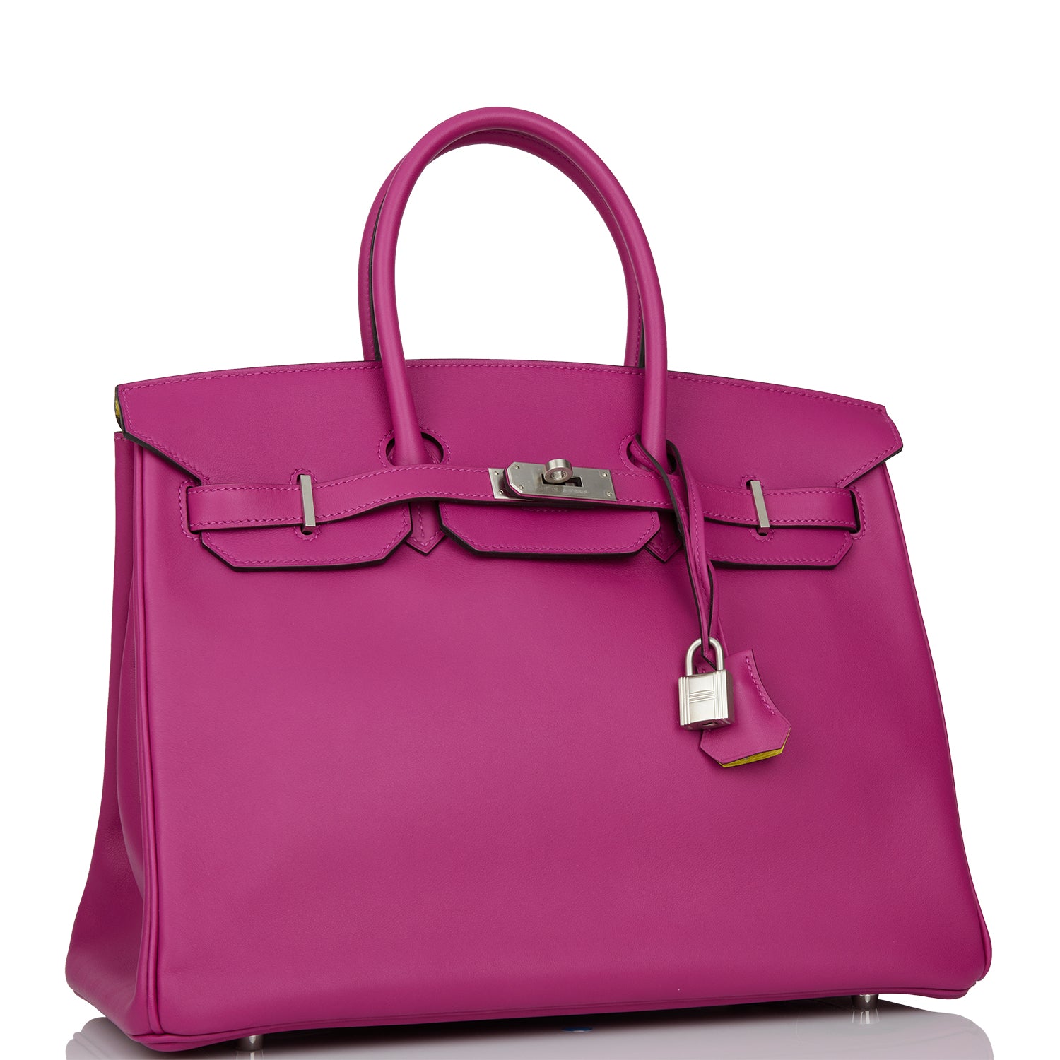 Hermes Special Order Hss Birkin Rose Pourpre Verso Travel Bag