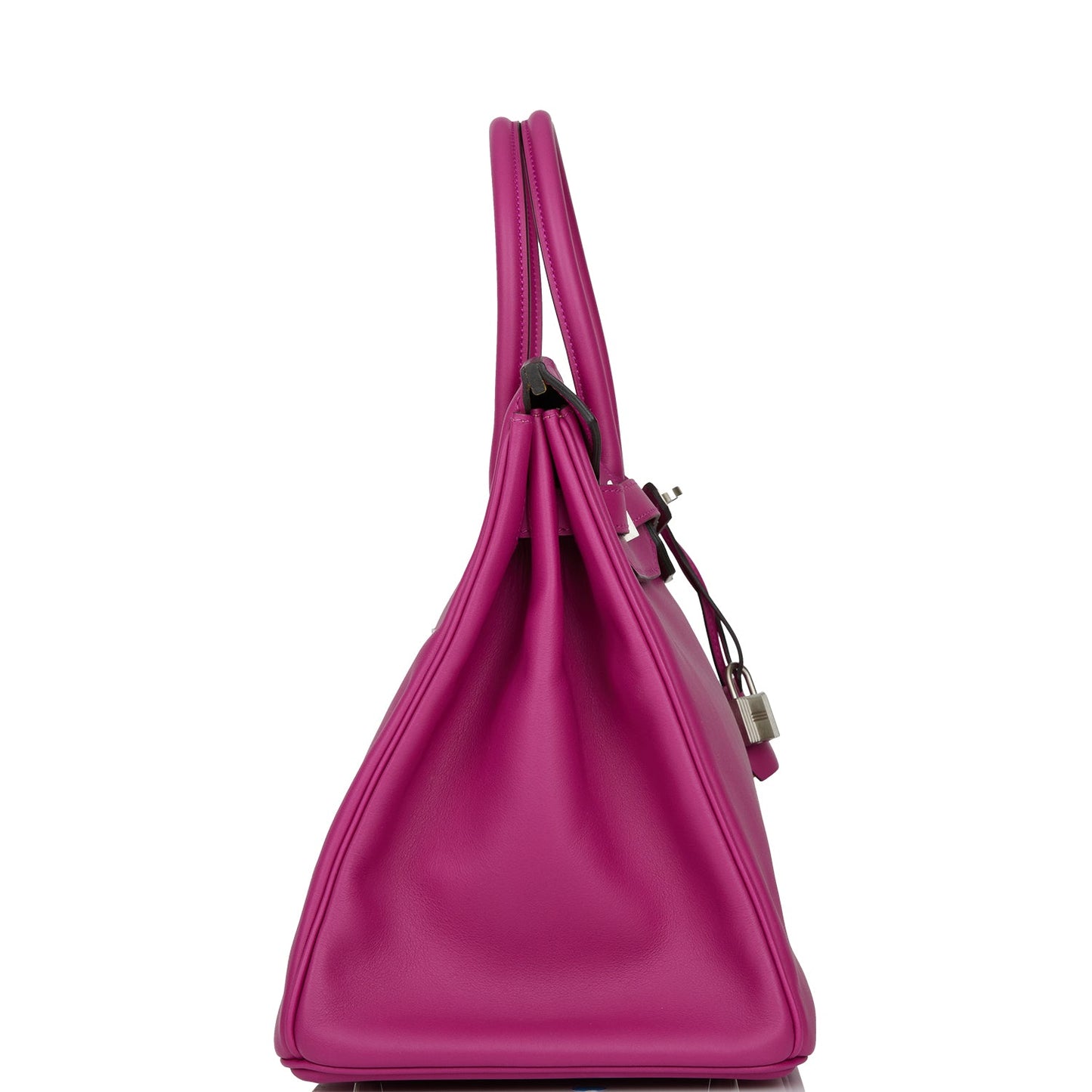 Hermes Special Order Hss Birkin Rose Pourpre Verso Travel Bag