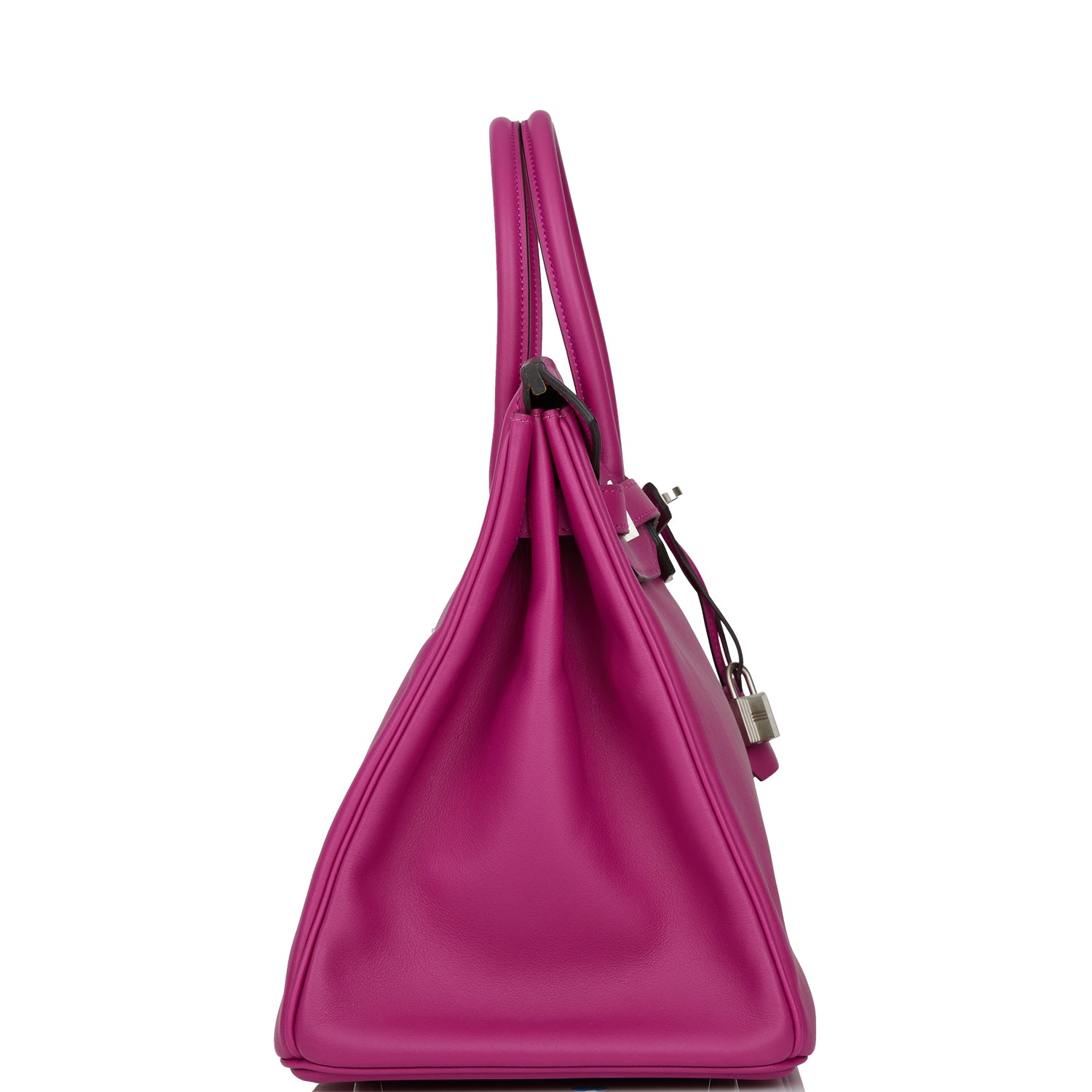Hermes Special Order Hss Birkin Rose Pourpre Verso Travel Bag