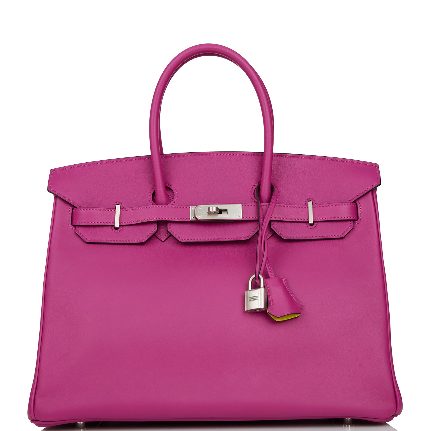 Hermes Special Order Hss Birkin Rose Pourpre Verso Travel Bag