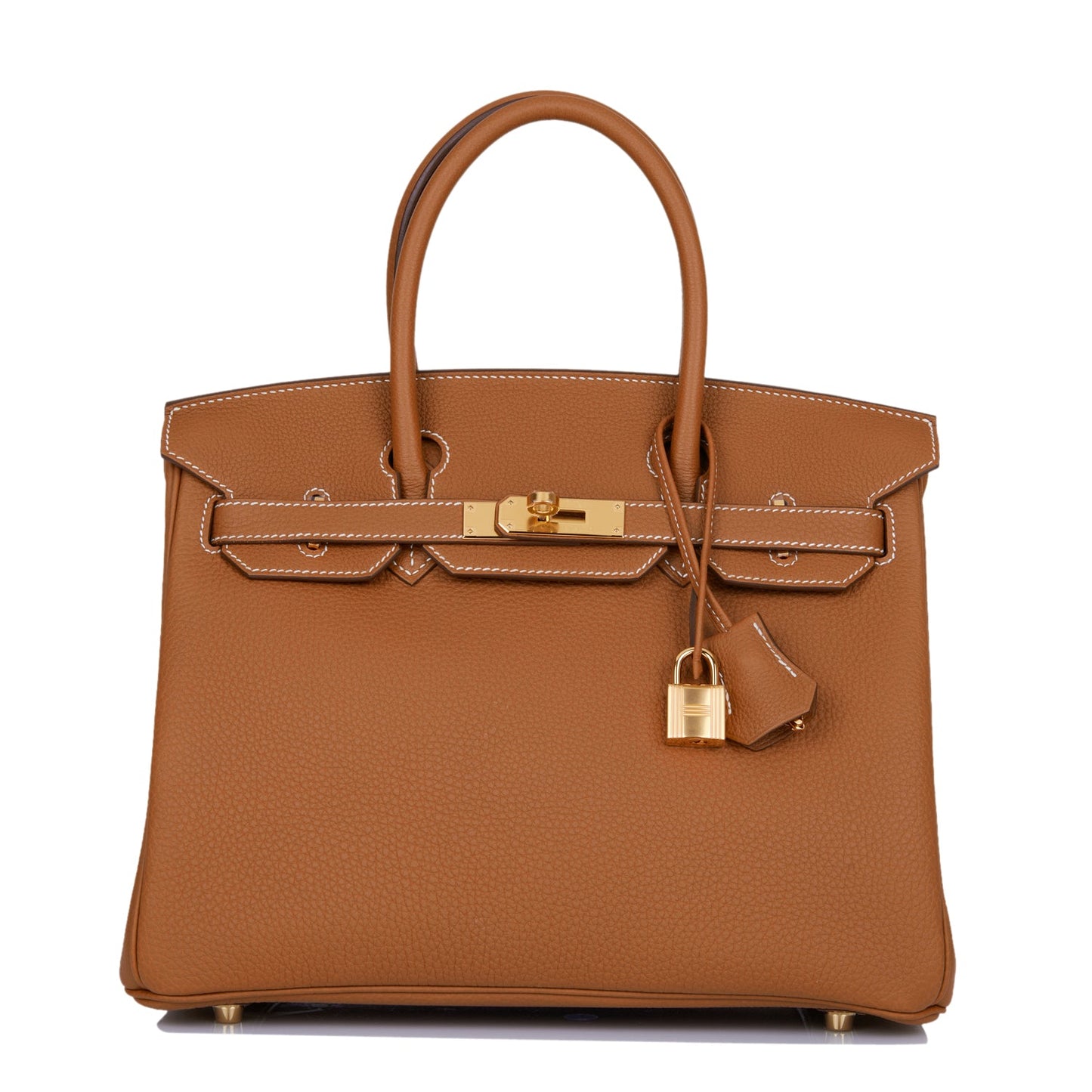 Hermes Birkin Togo Hardware Handbag Gold Travel Bag 28