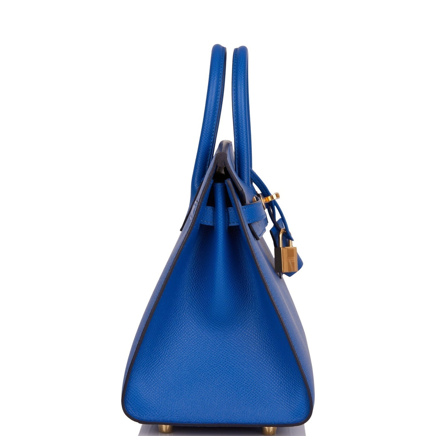 Hermes Birkin Sellier Bleu France Epsom Hardware Handbag Gold Travel Bag