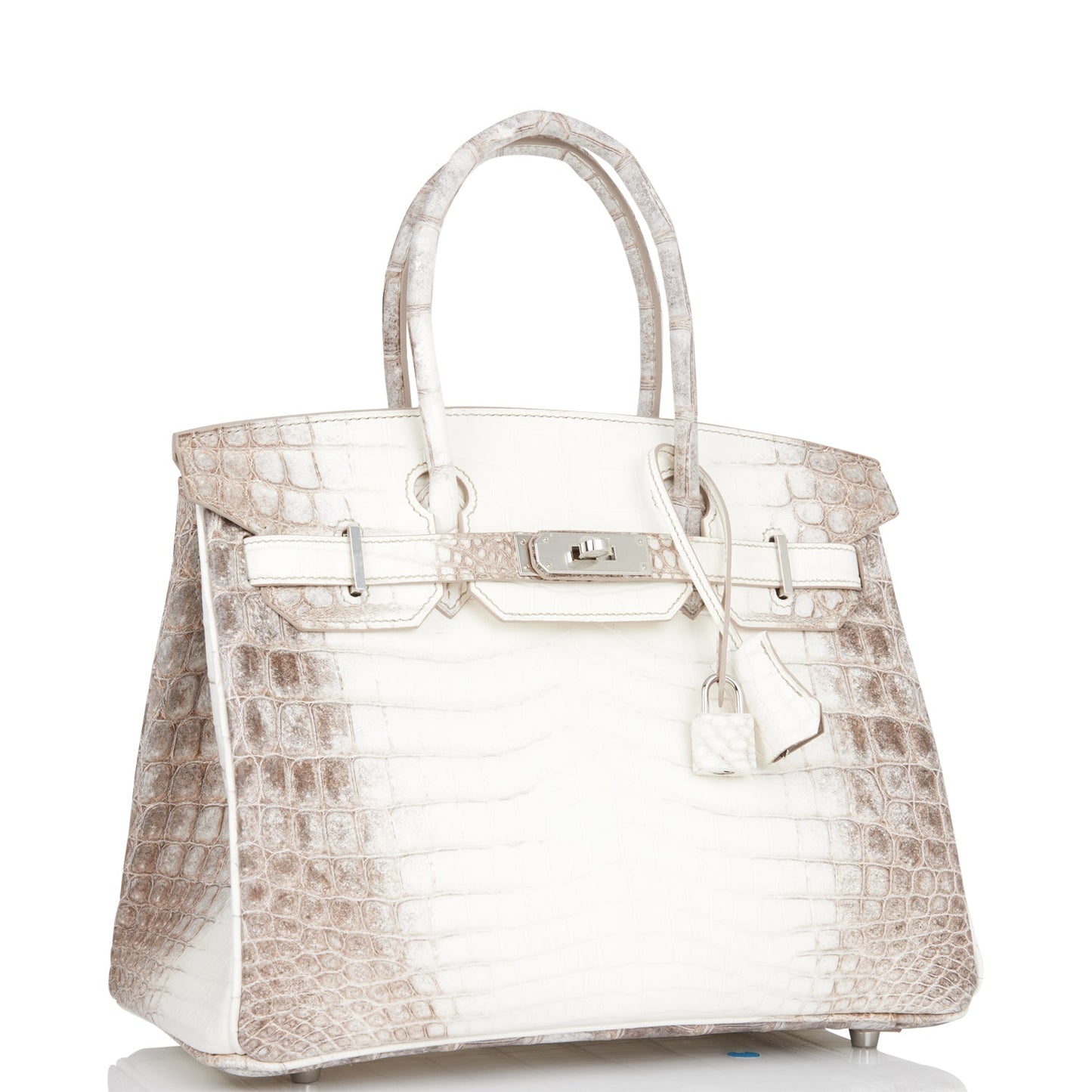 Hermes Birkin Himalaya Niloticus Crocodile Palladium Hardware Handbag Travel Bag Hardware 2