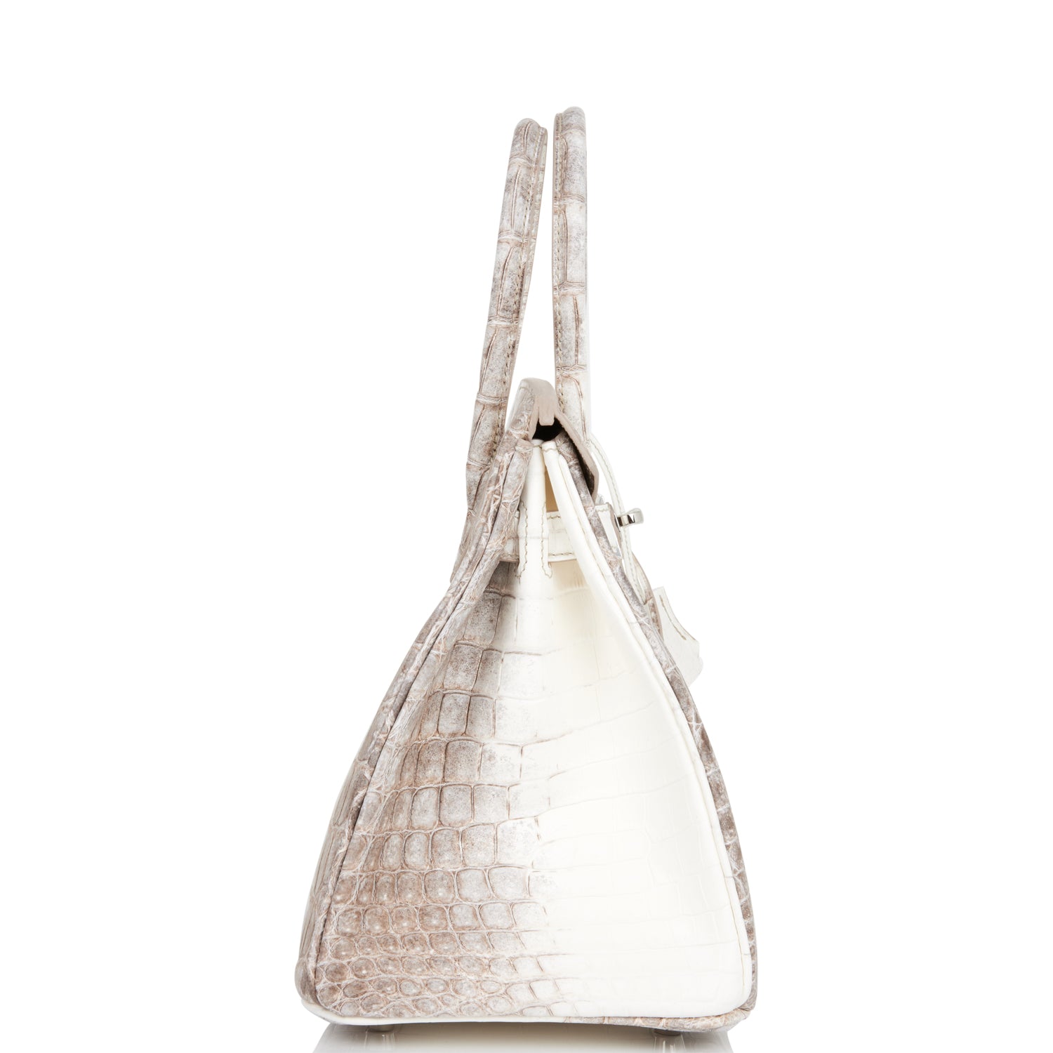 Hermes Birkin Himalaya Niloticus Crocodile Palladium Hardware Handbag Travel Bag Hardware 2