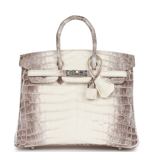 Hermes Birkin Himalaya Niloticus Crocodile Palladium Hardware Handbag Travel Bag Palladium Hardware 1