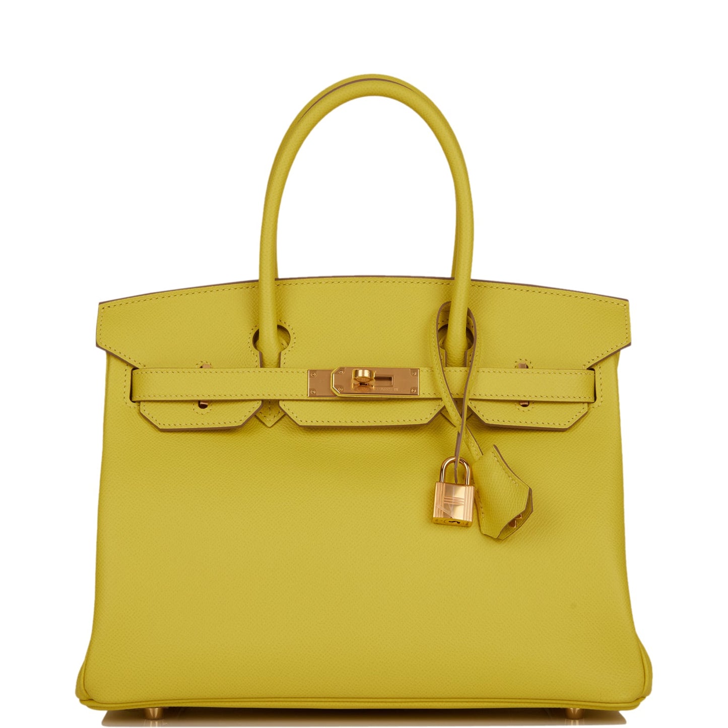 Hermes Birkin Lime Epsom Hardware Handbag Gold Travel Bag Hardware 2