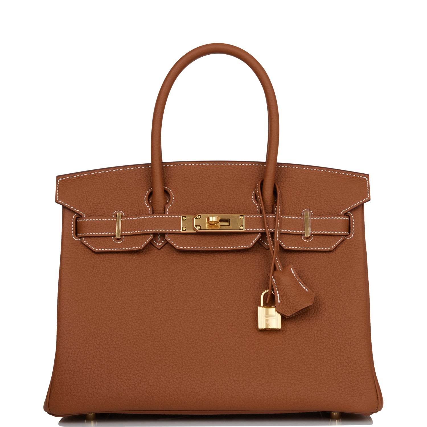 Hermes Birkin Togo Hardware Handbag Gold Travel Bag 25