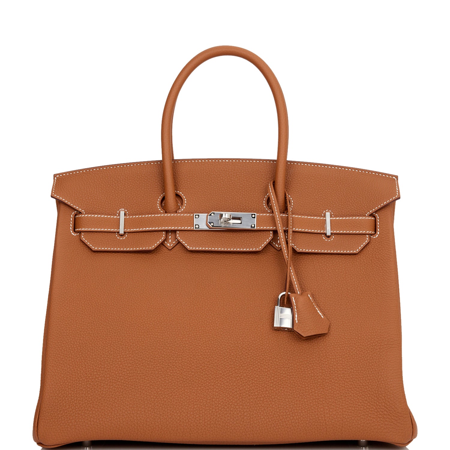 Hermes Birkin Togo Palladium Hardware Handbag Gold Travel Bag Hardware 2