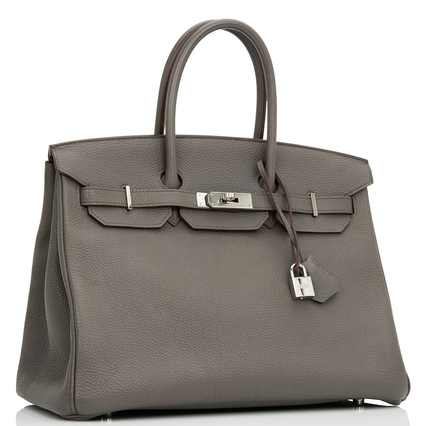 Hermes Birkin Etain Togo Palladium Hardware Handbag Travel Bag