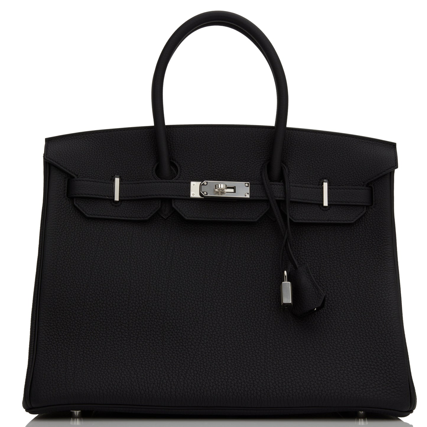 Hermes Birkin Togo Palladium Hardware Handbag Black Travel Bag Hardware 7