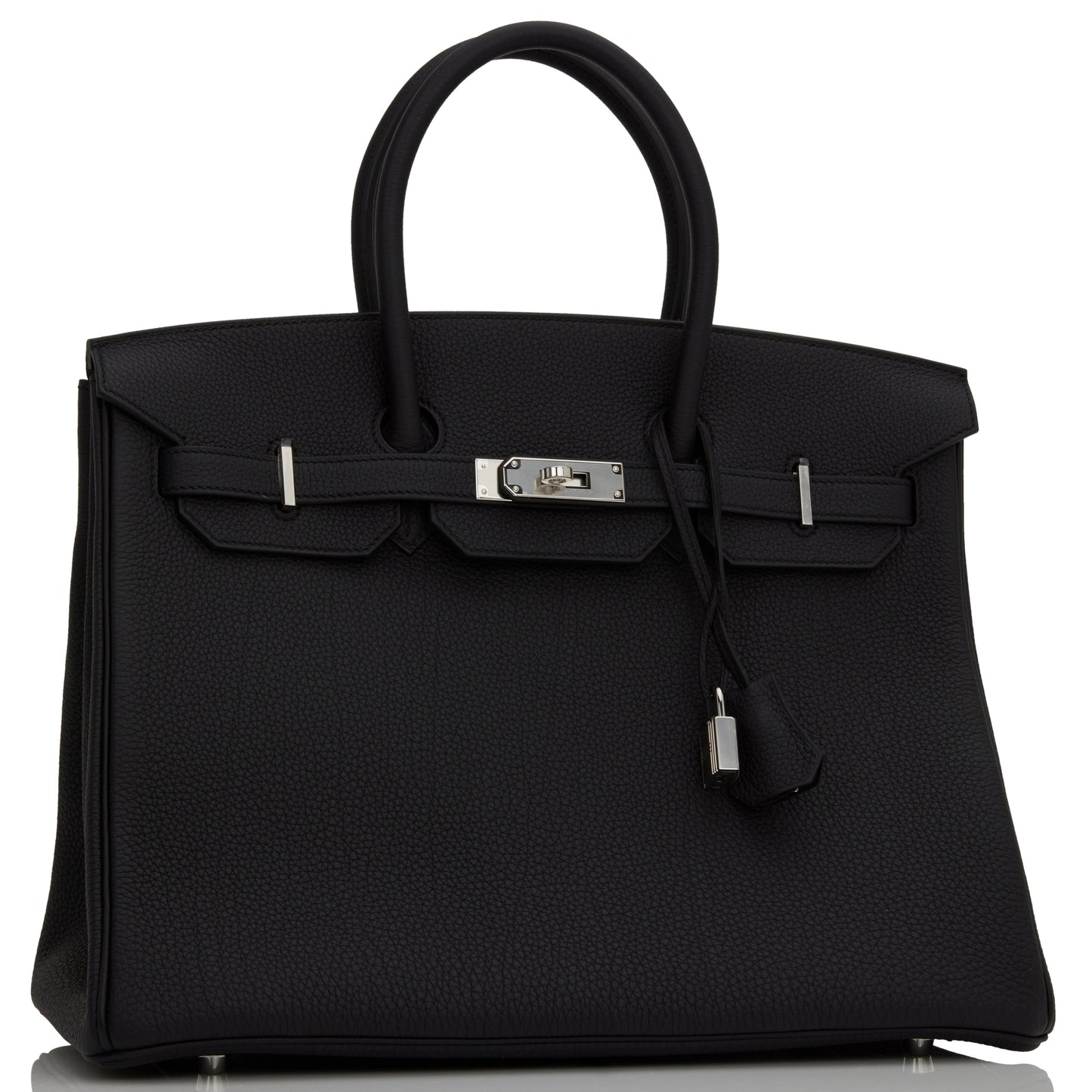 Hermes Birkin Togo Palladium Hardware Handbag Black Travel Bag Hardware 7