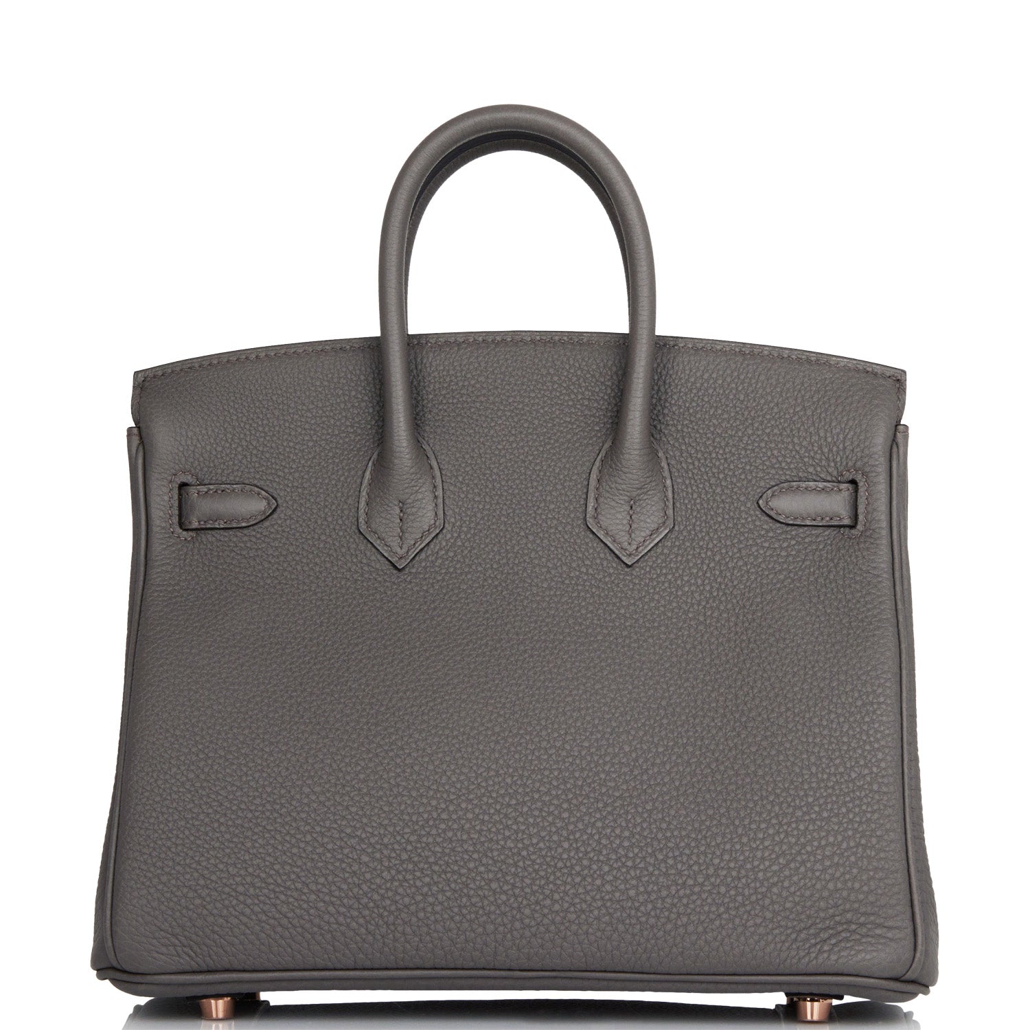 Hermes Birkin Etain Togo Rose Hardware Handbag Gold Travel Bag 6
