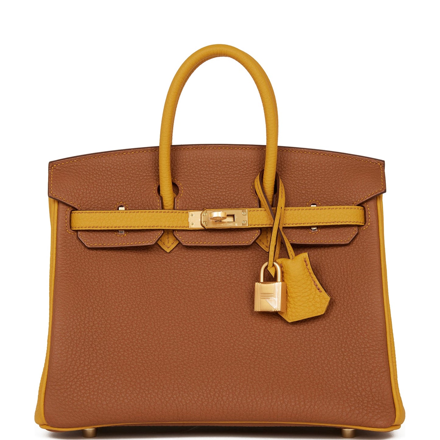 Hermes Special Order Hss Birkin And Jaune Ambre Togo Gold Travel Bag