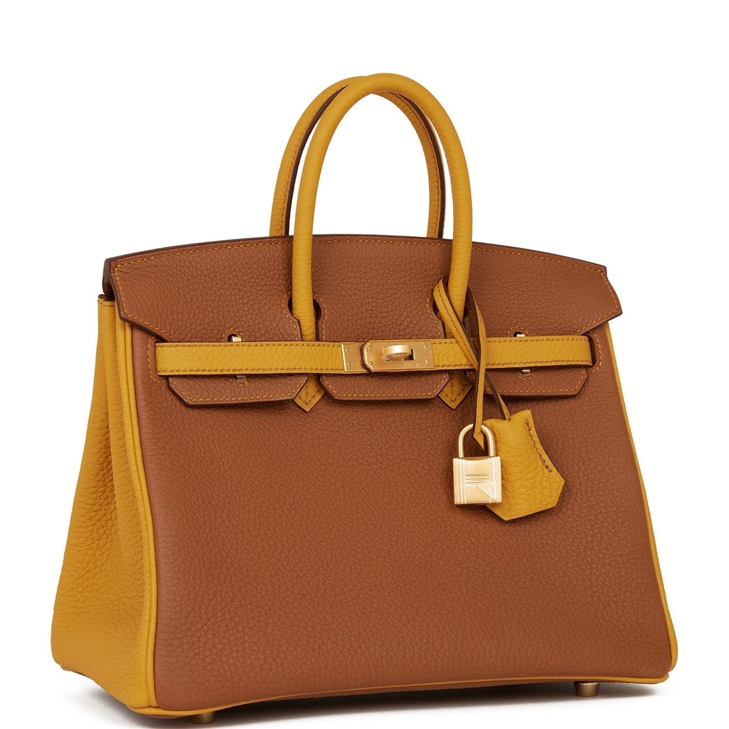 Hermes Special Order Hss Birkin And Jaune Ambre Togo Gold Travel Bag