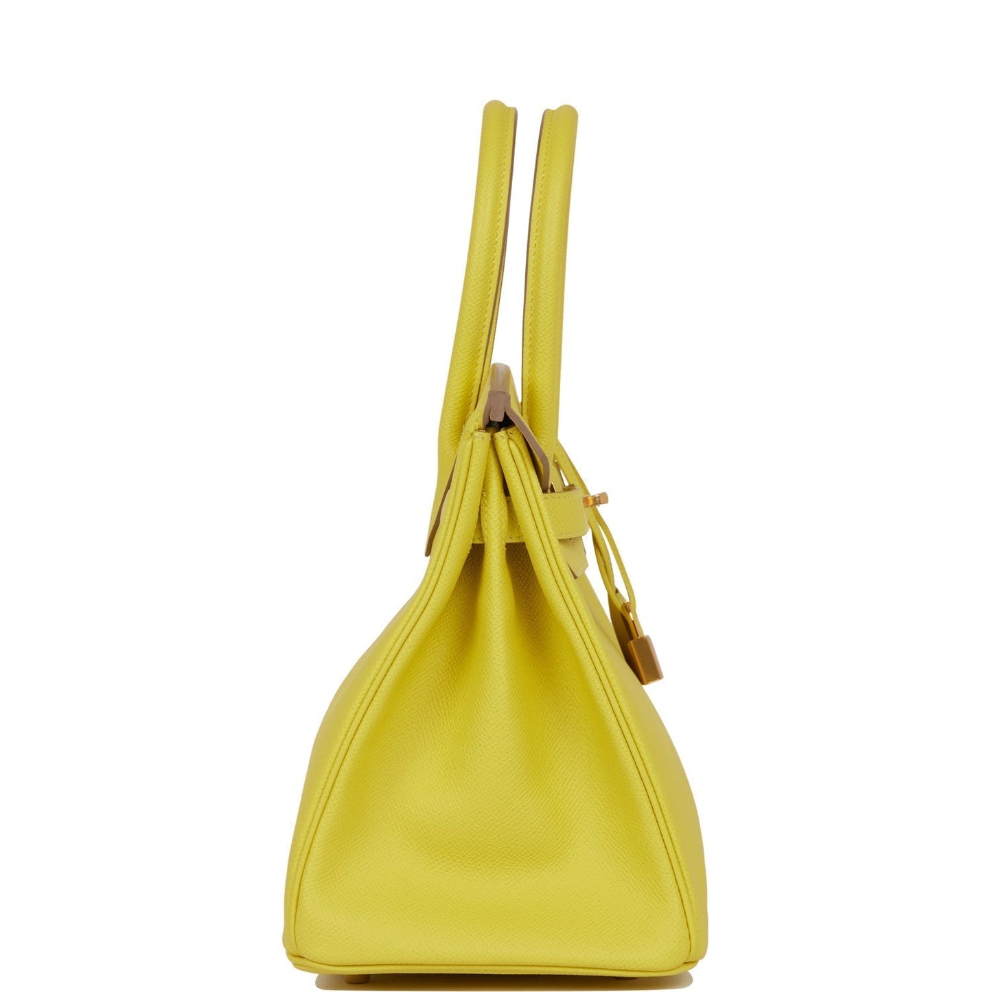 Hermes Birkin Lime Epsom Hardware Handbag Gold Travel Bag