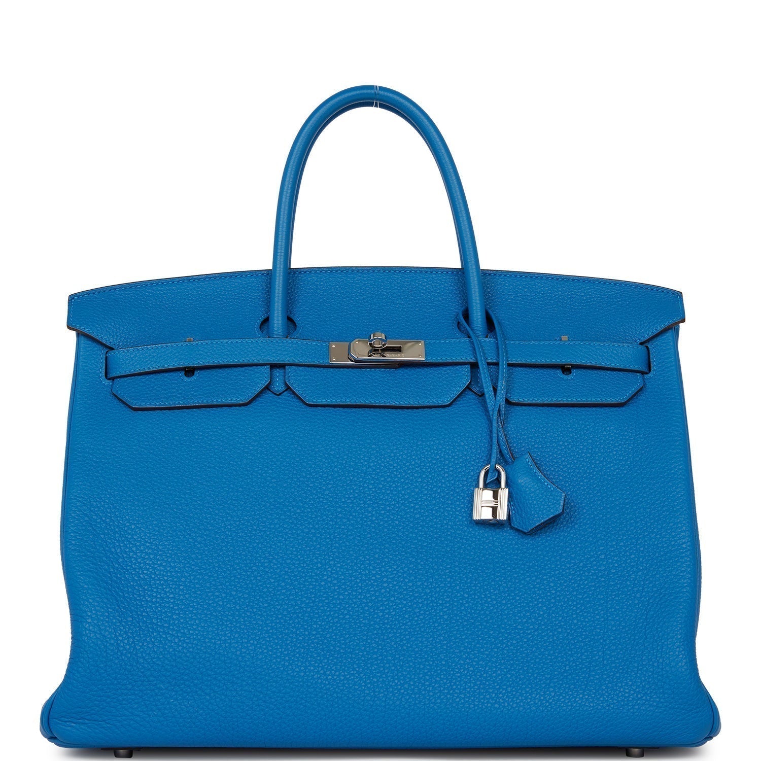 Hermes Birkin Mykonos Togo Palladium Hardware Handbag Travel Bag