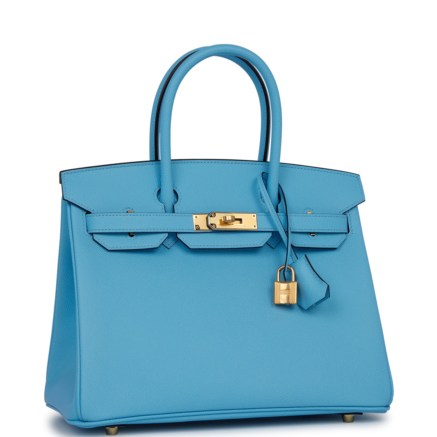 Hermes Birkin Celeste Epsom Hardware Handbag Gold Travel Bag Hardware 3