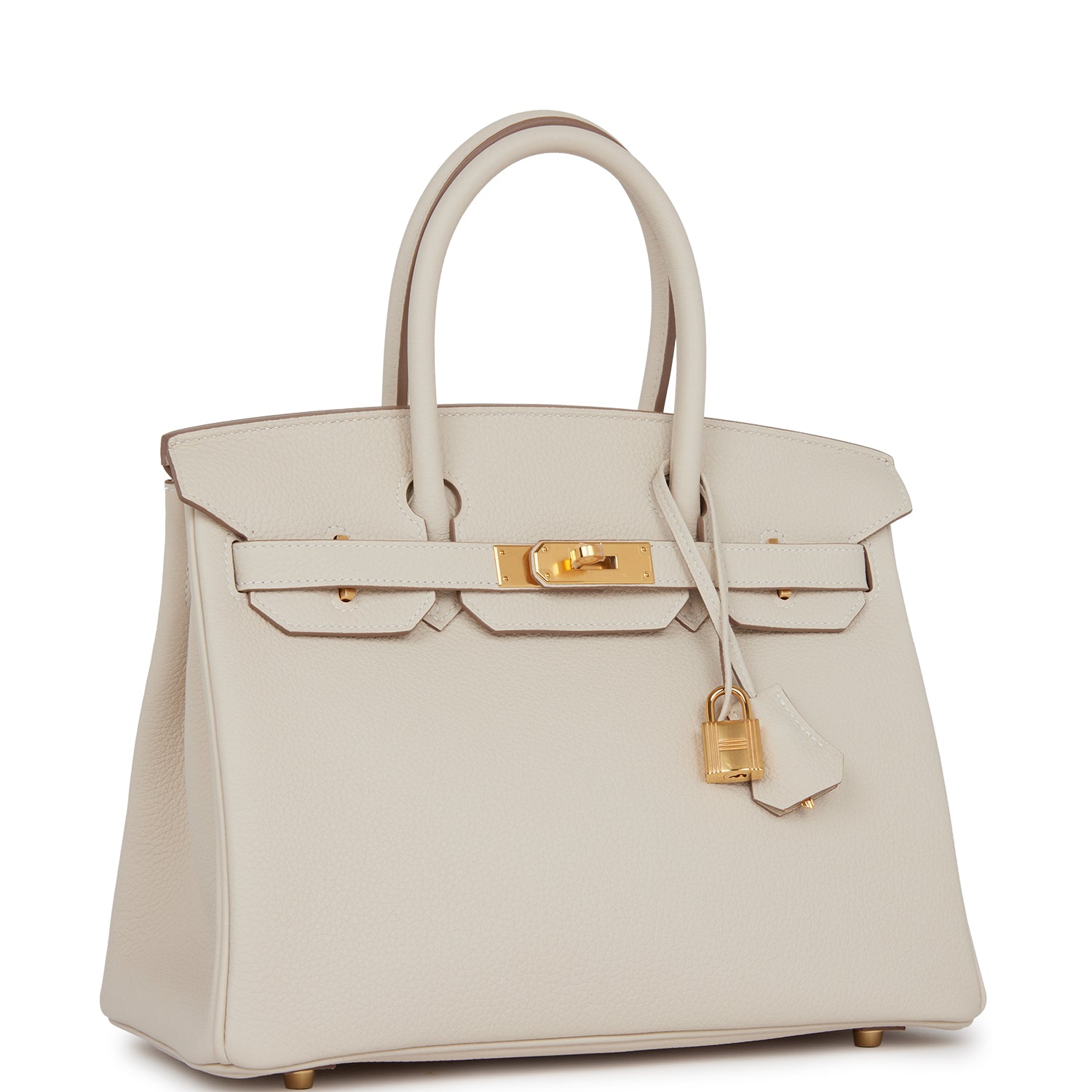 Hermes Birkin Craie Togo Hardware Handbag Gold Travel Bag Gold Hardware