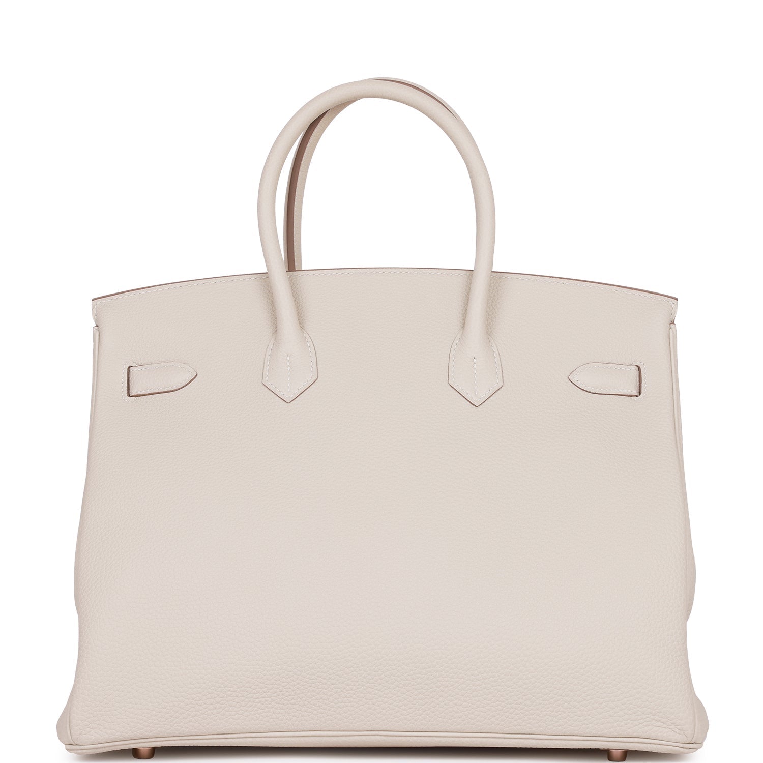 Hermes Birkin Craie Togo Rose Hardware Handbag Gold Travel Bag