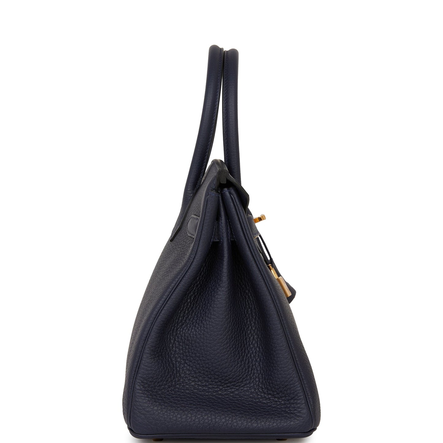 Hermes Birkin Bleu Nuit Togo Hardware Handbag Gold Travel Bag Hardware 4