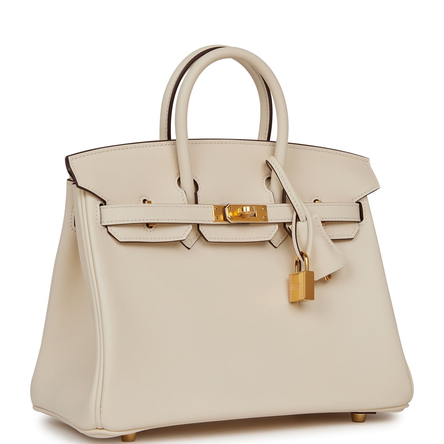 Hermes Birkin Nata Swift Hardware Handbag Gold Travel Bag