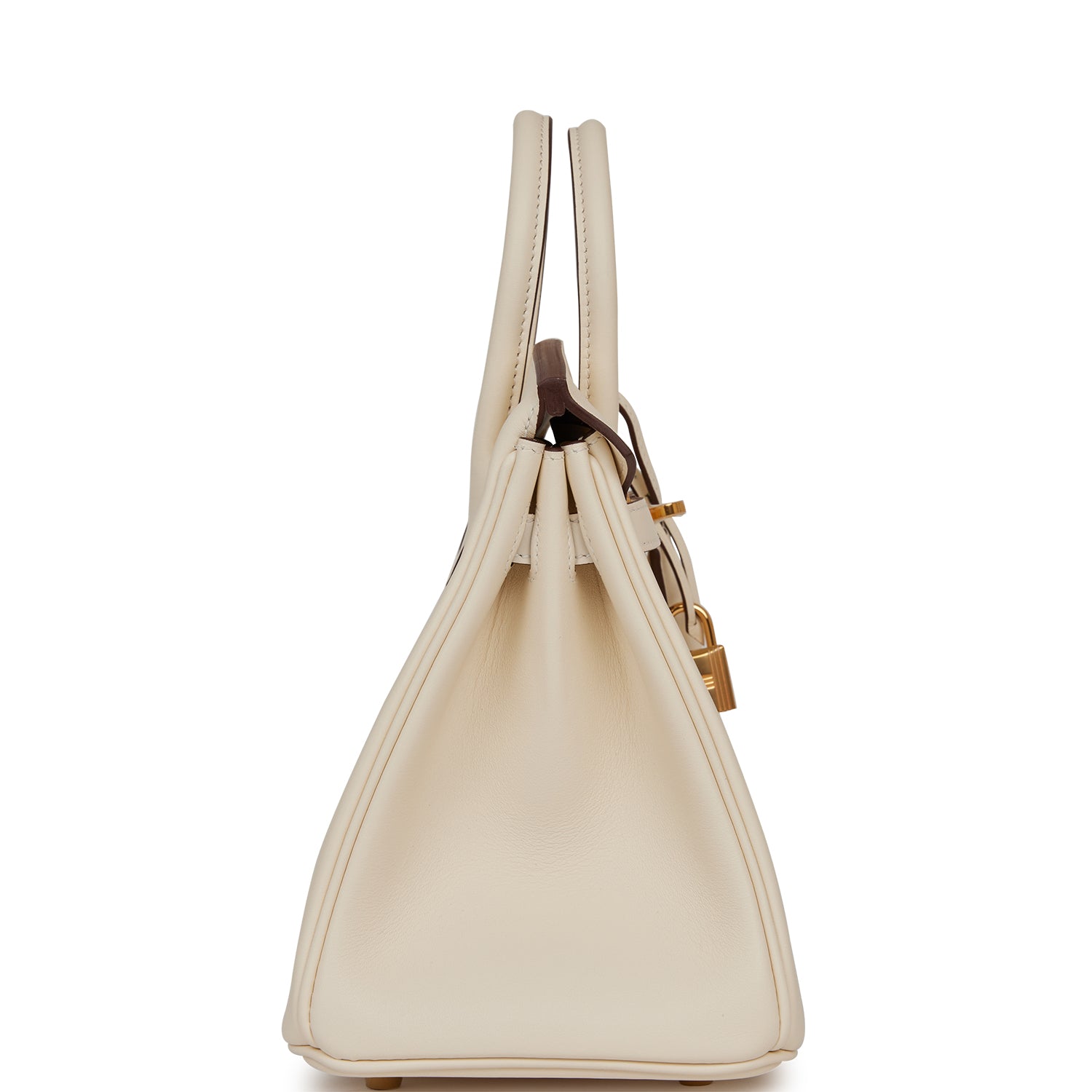 Hermes Birkin Nata Swift Hardware Handbag Gold Travel Bag