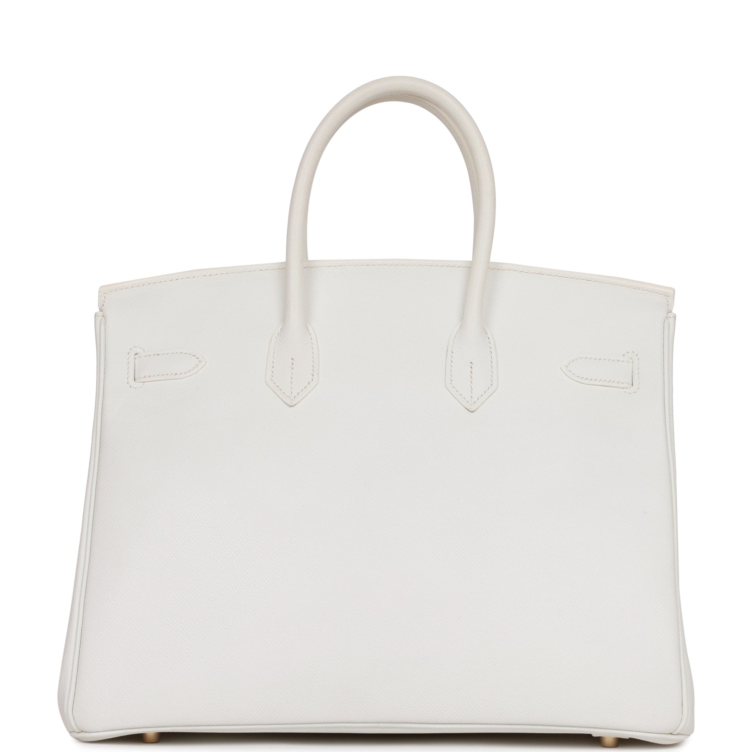 Hermes Birkin Epsom Hardware Handbag White Gold Travel Bag Gold Hardware