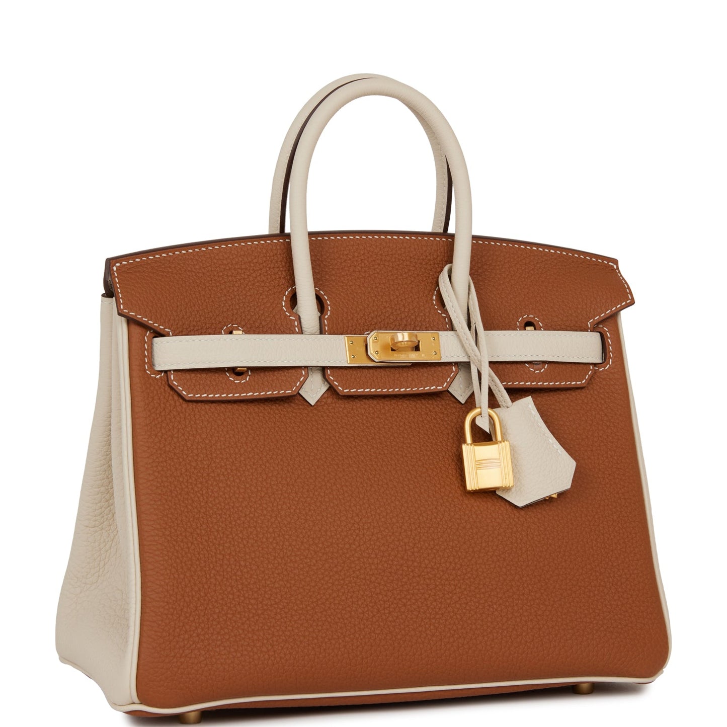 Hermes Special Order Hss Birkin And Craie Togo Gold Travel Bag