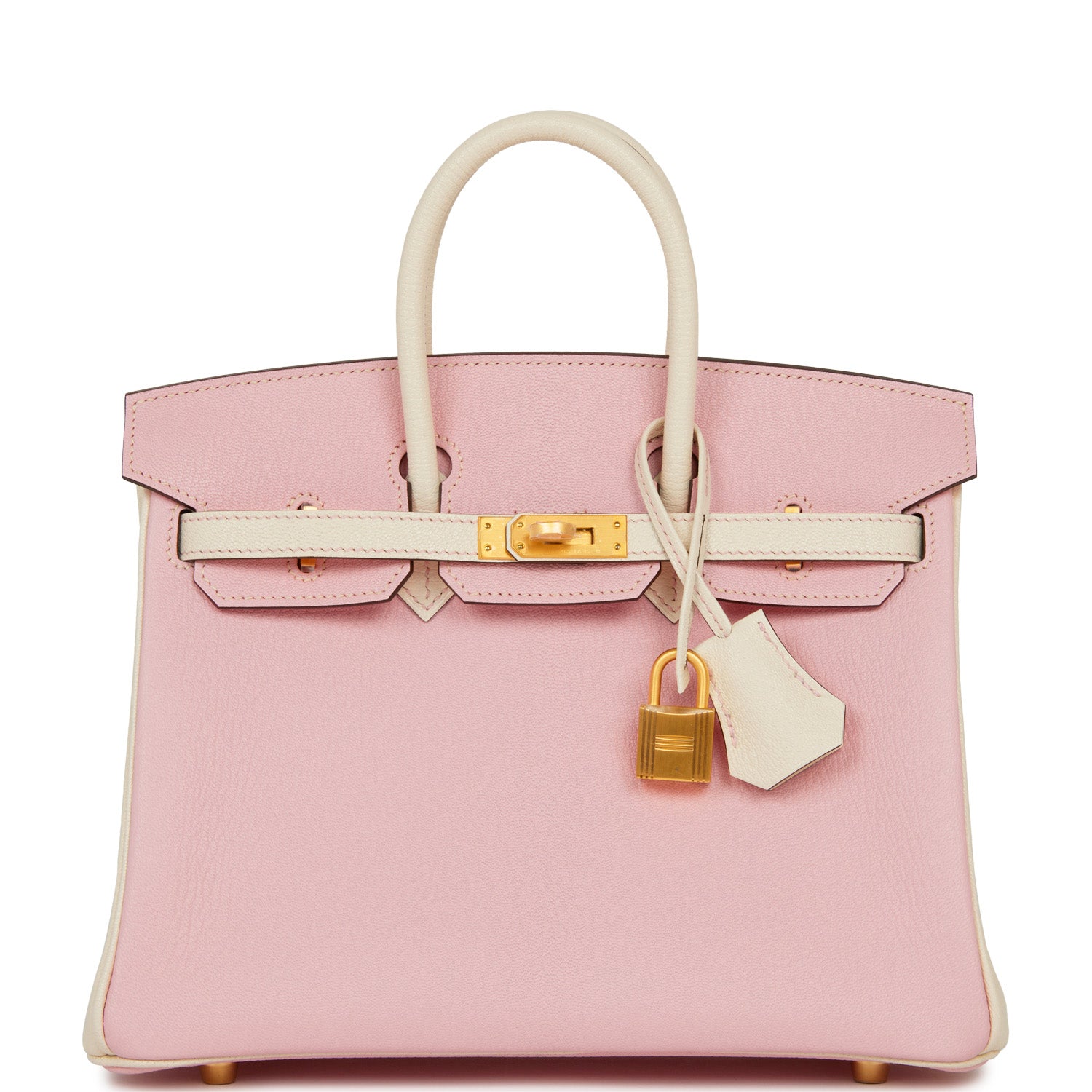 Hermes Special Order Hss Birkin Rose Sakura And Gold Travel Bag Gold Hardware