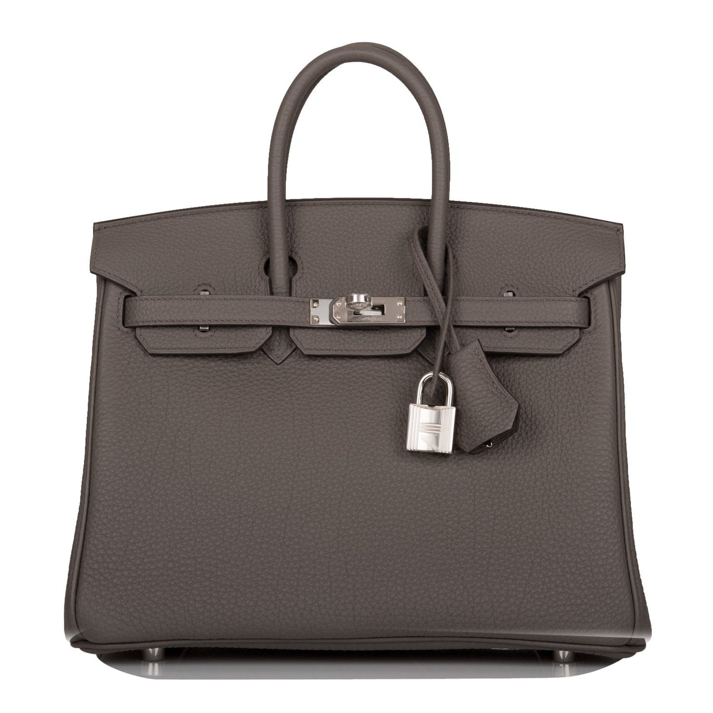 Hermes Birkin Etain Togo Palladium Hardware Handbag Travel Bag 6