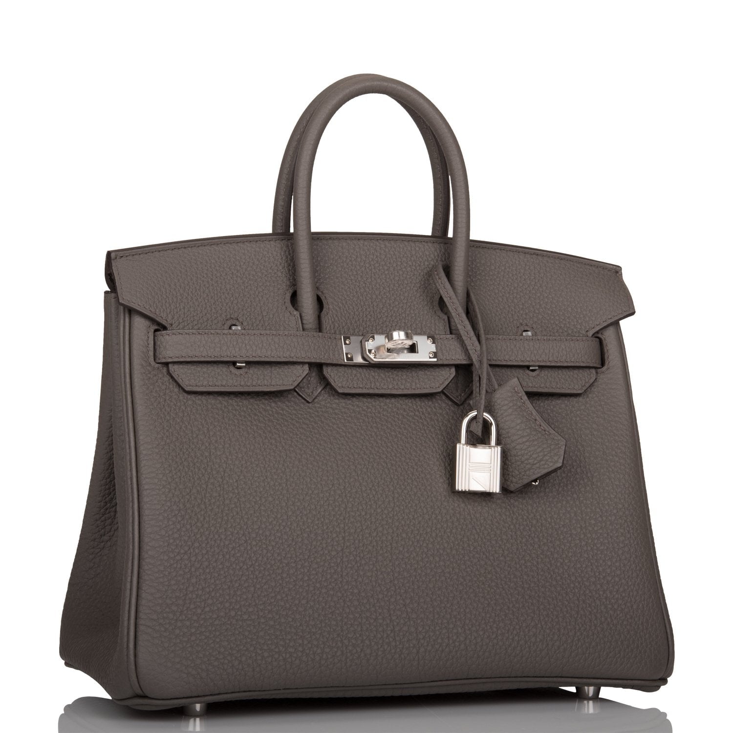 Hermes Birkin Etain Togo Palladium Hardware Handbag Travel Bag 6