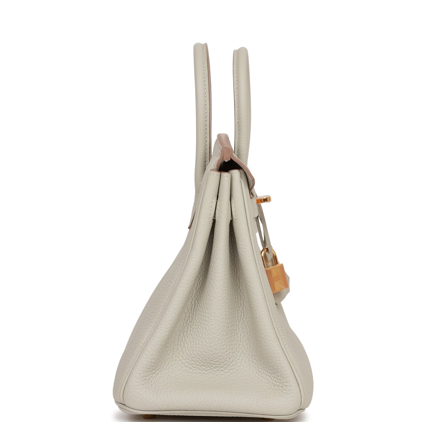 Hermes Birkin Gris Perle Togo Hardware Handbag Gold Travel Bag