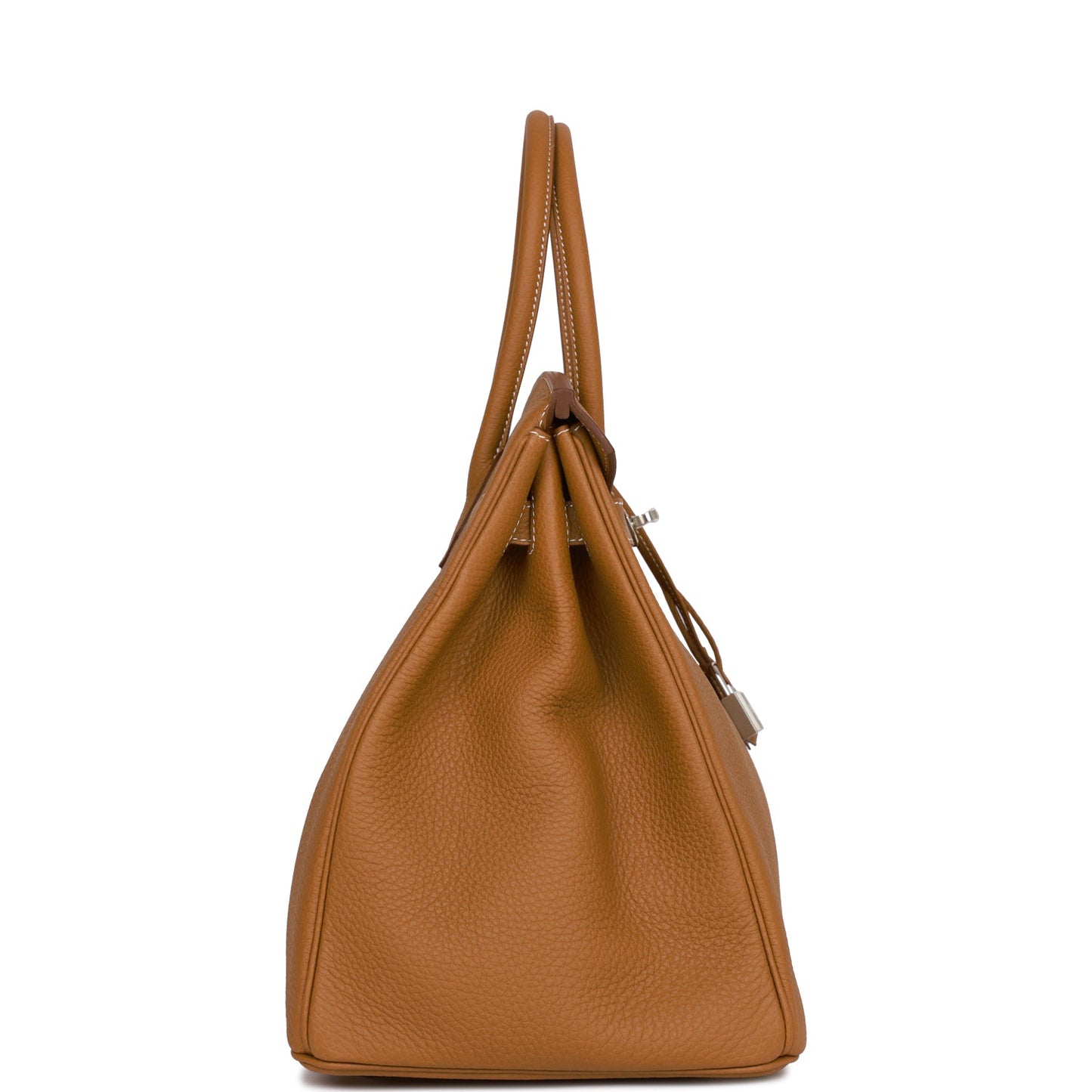 Hermes Birkin Togo Palladium Hardware Handbag Gold Travel Bag