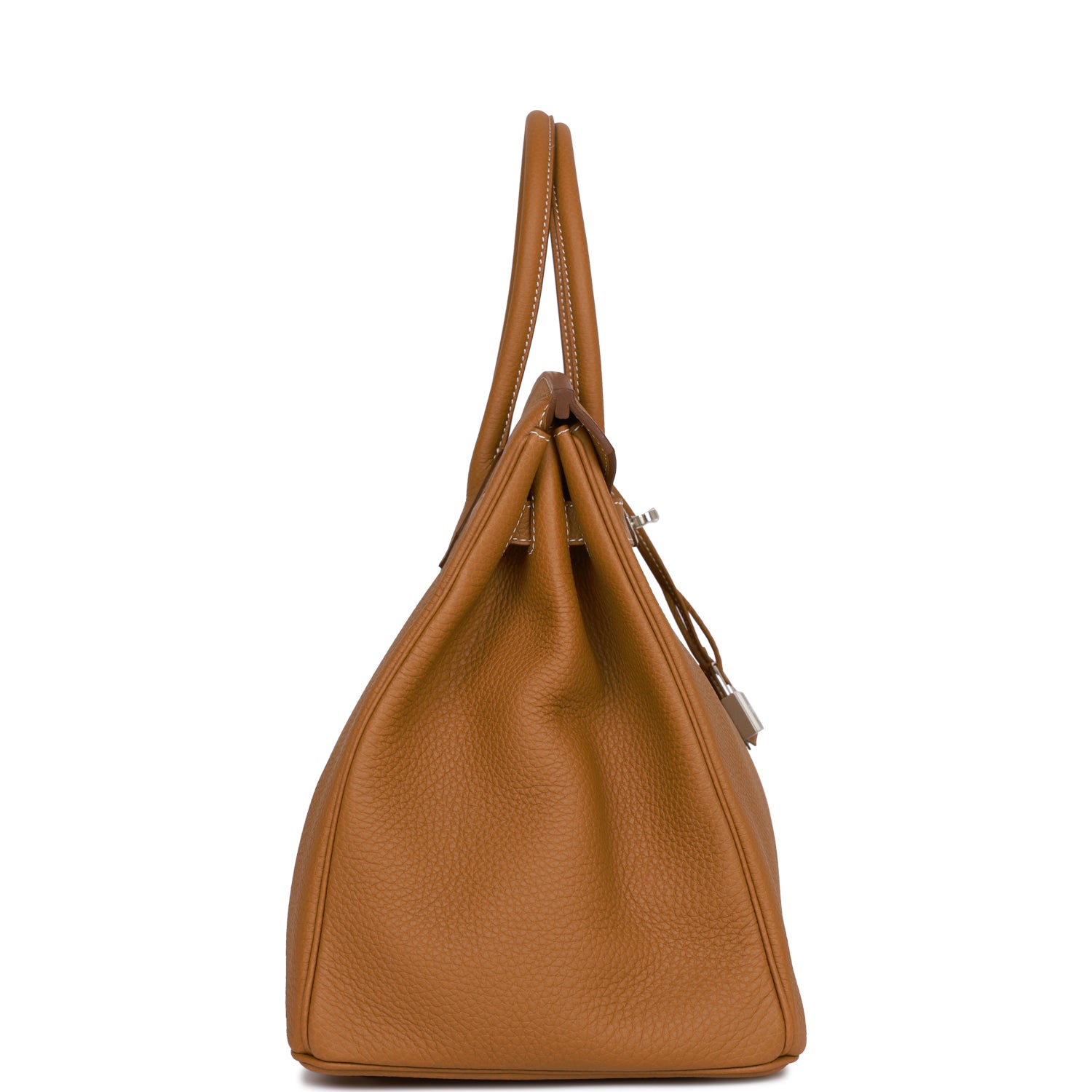 Hermes Birkin Togo Palladium Hardware Handbag Gold Travel Bag