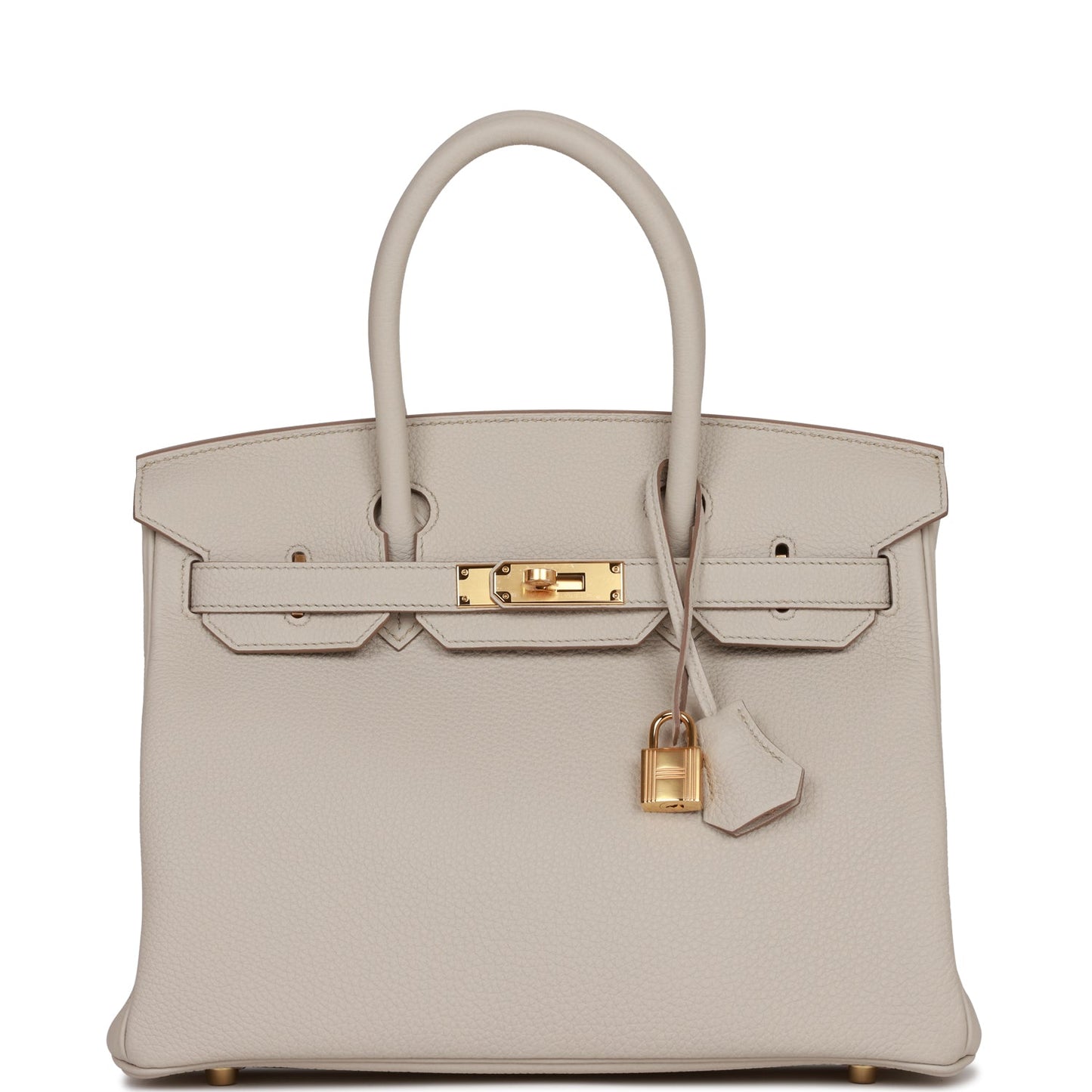 Hermes Birkin Beton Togo Hardware Handbag Gold Travel Bag