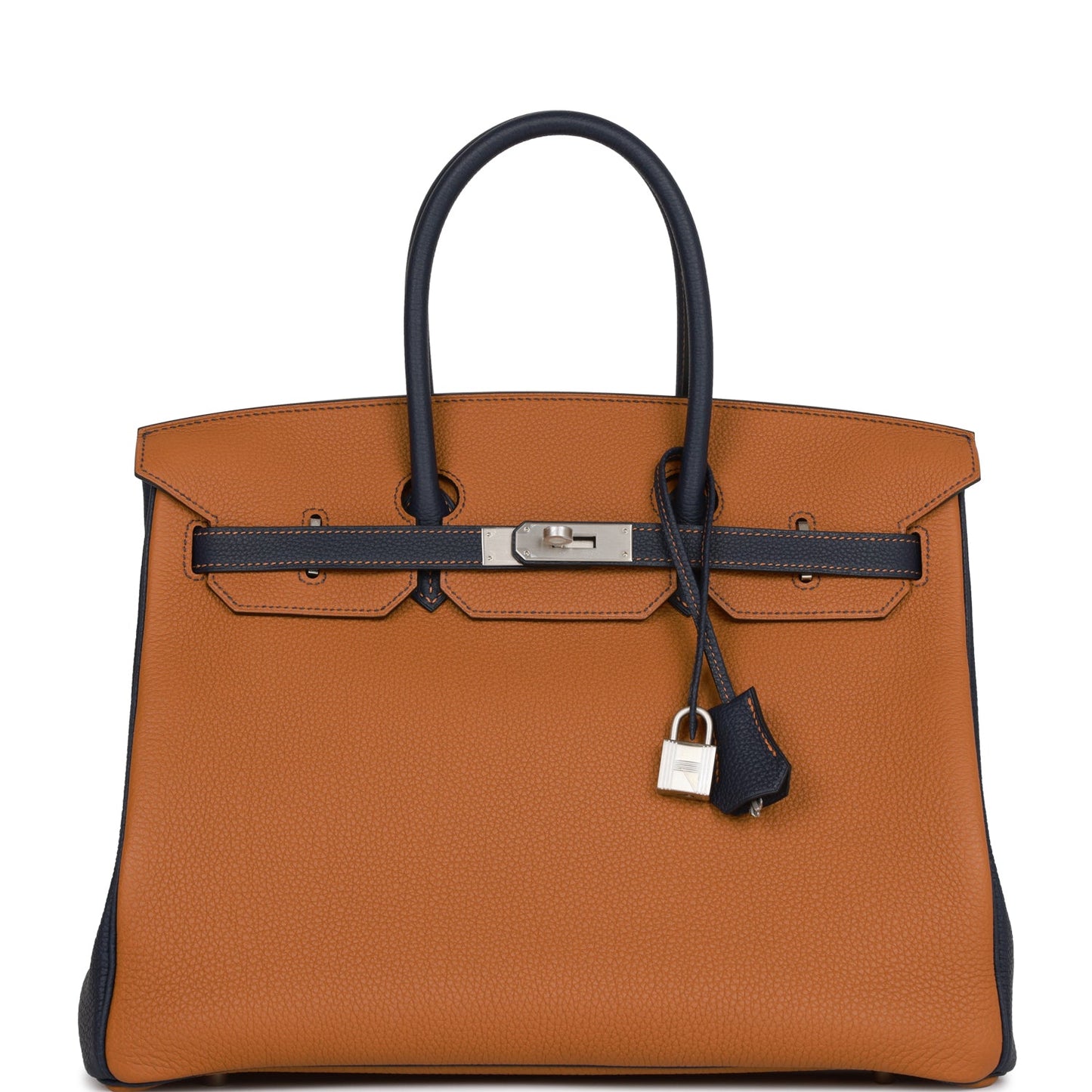 Hermes Special Order Hss Birkin And Bleu Nuit Gold Travel Bag