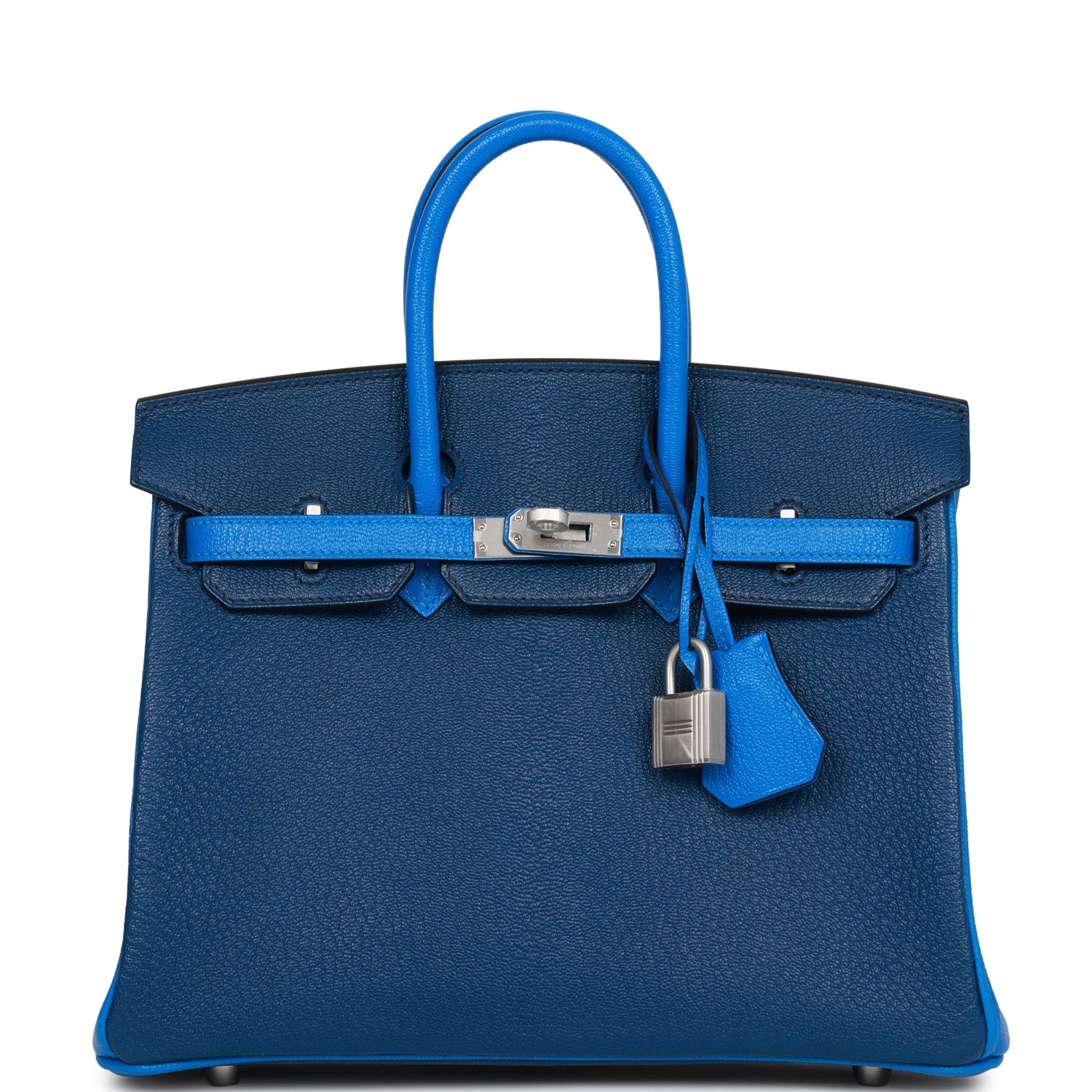 Hermes Special Order Hss Birkin Bleu Hydra And Bleu Travel Bag