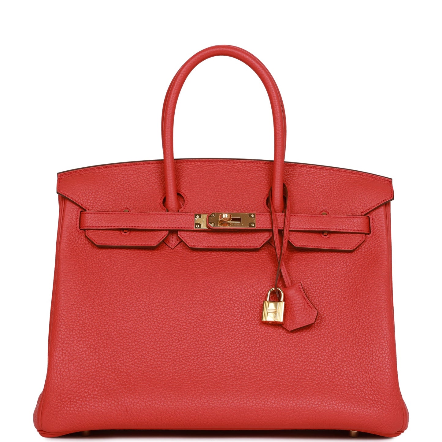 Hermes Birkin Bougainvillea Clemence Hardware Handbag Gold Travel Bag Gold Hardware