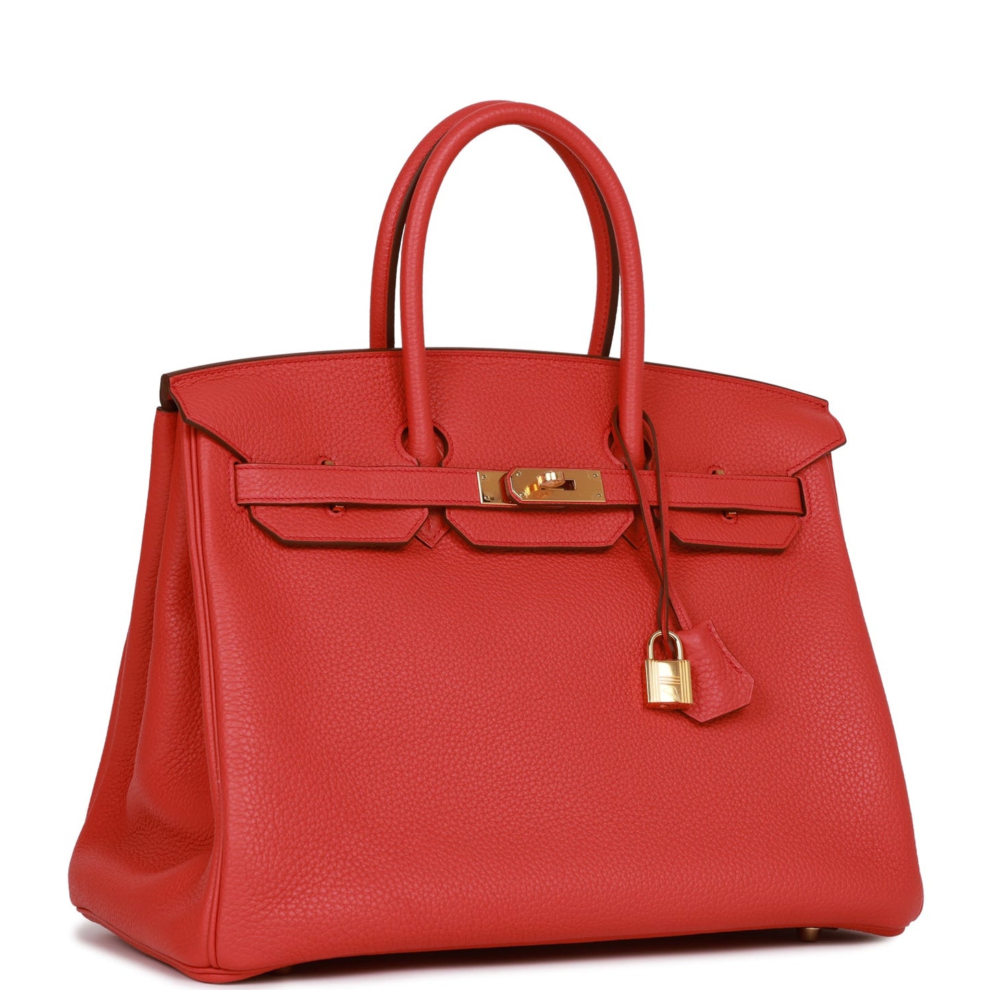 Hermes Birkin Bougainvillea Clemence Hardware Handbag Gold Travel Bag Gold Hardware